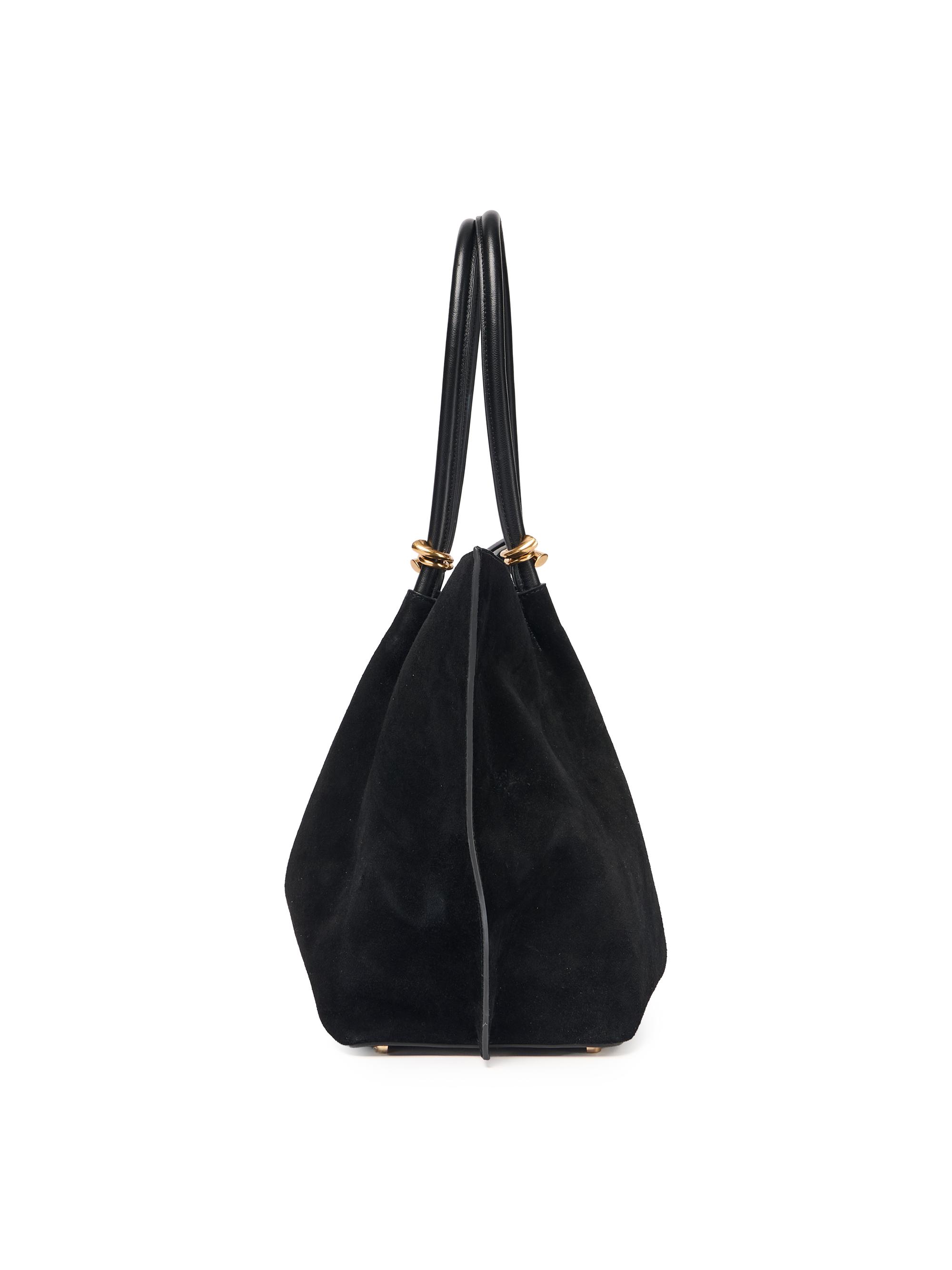 SIMKHAI Women's Devon Suede Tote Bag - Black | Thumbnail 3