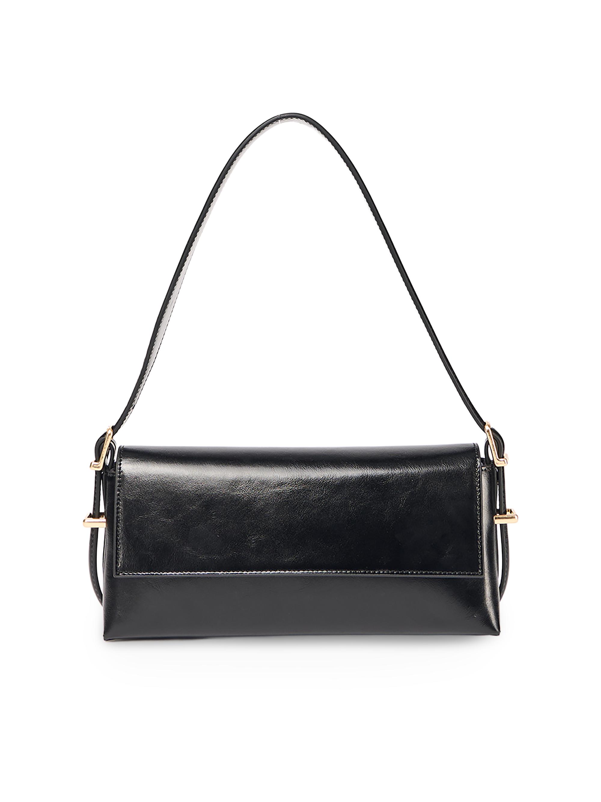 SIMKHAI Women's Atlas Leather Shoulder Bag - Black