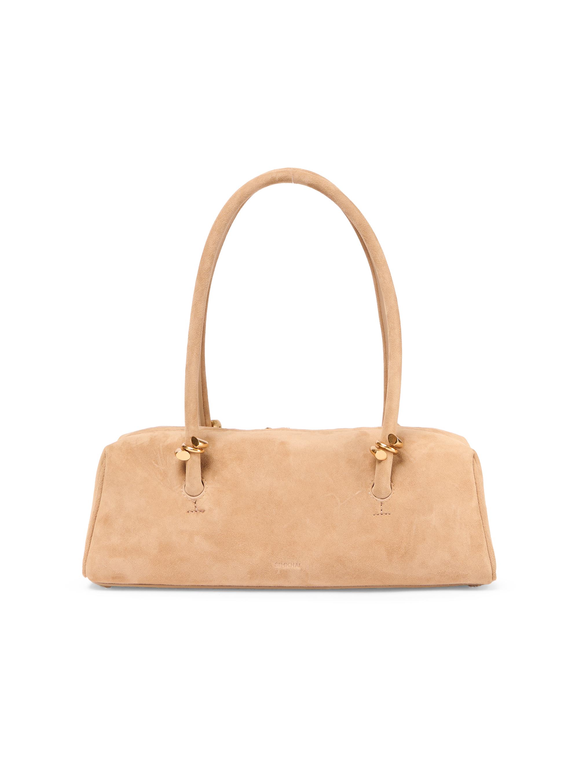 SIMKHAI Women's Devon Suede Shoulder Bag - Light Camel