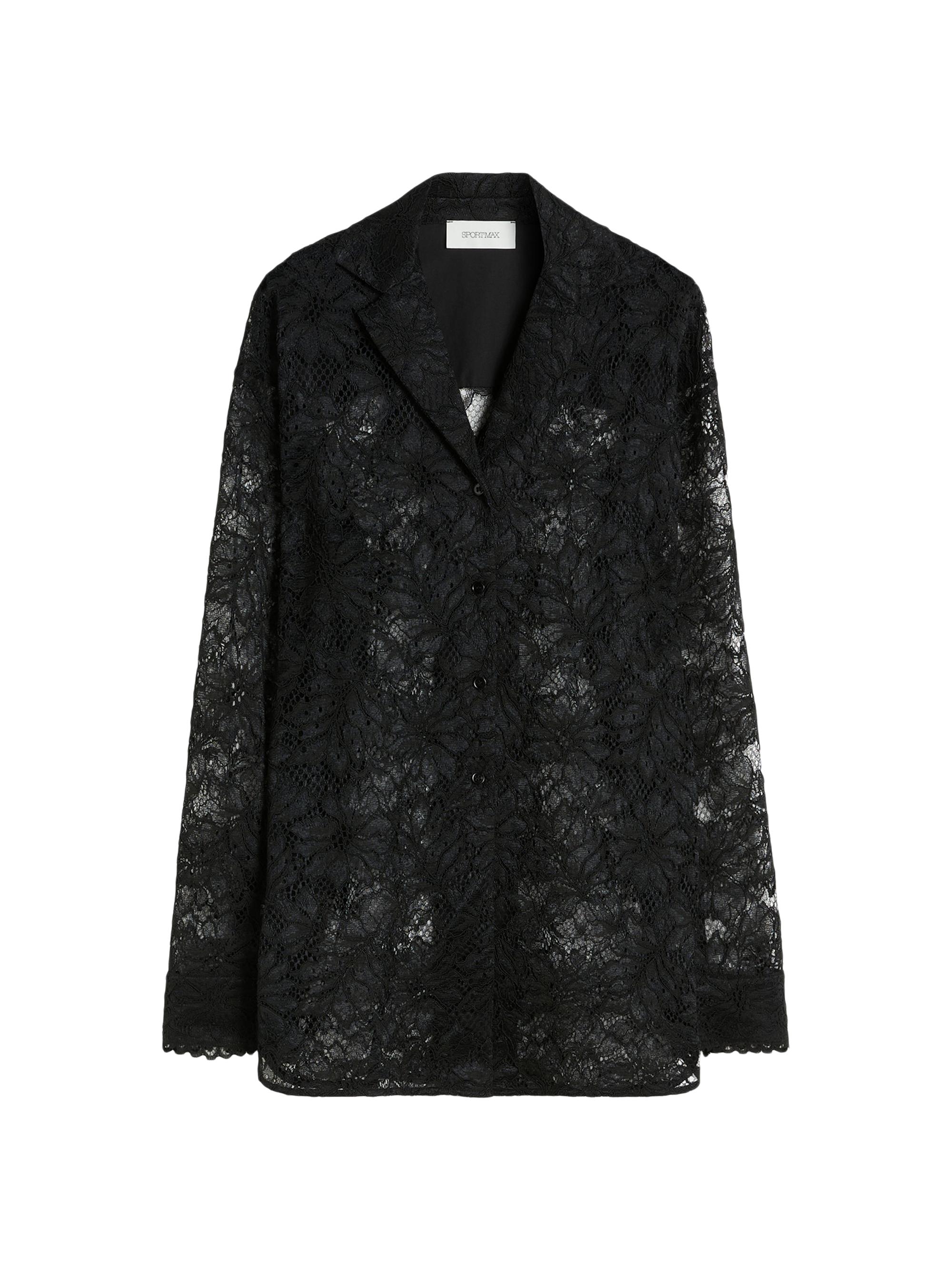 Sportmax Women's Floral Lace Jacket - Black