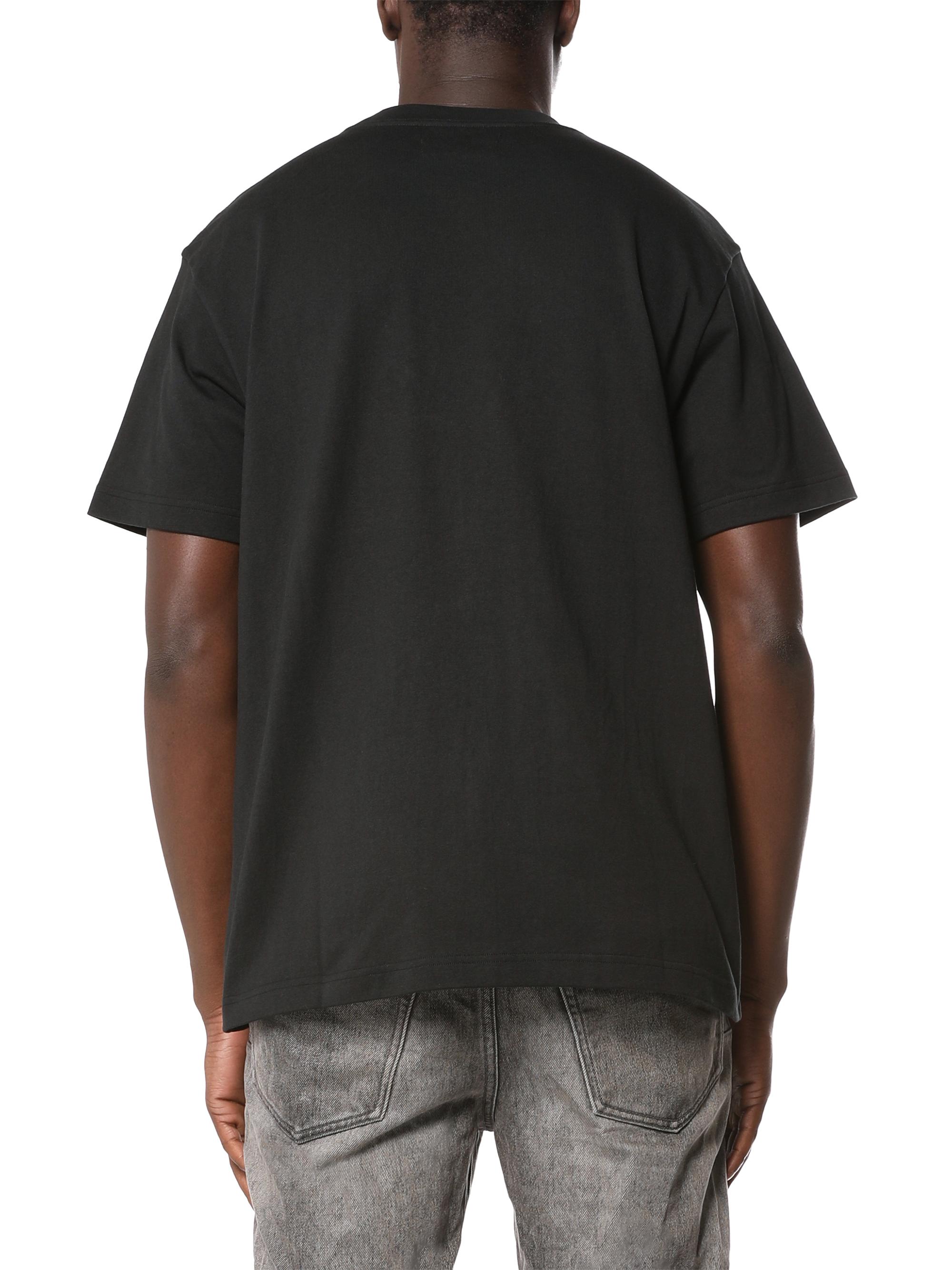 Purple Brand Men's Logo Cotton Crewneck T-Shirt - Black | Thumbnail 2