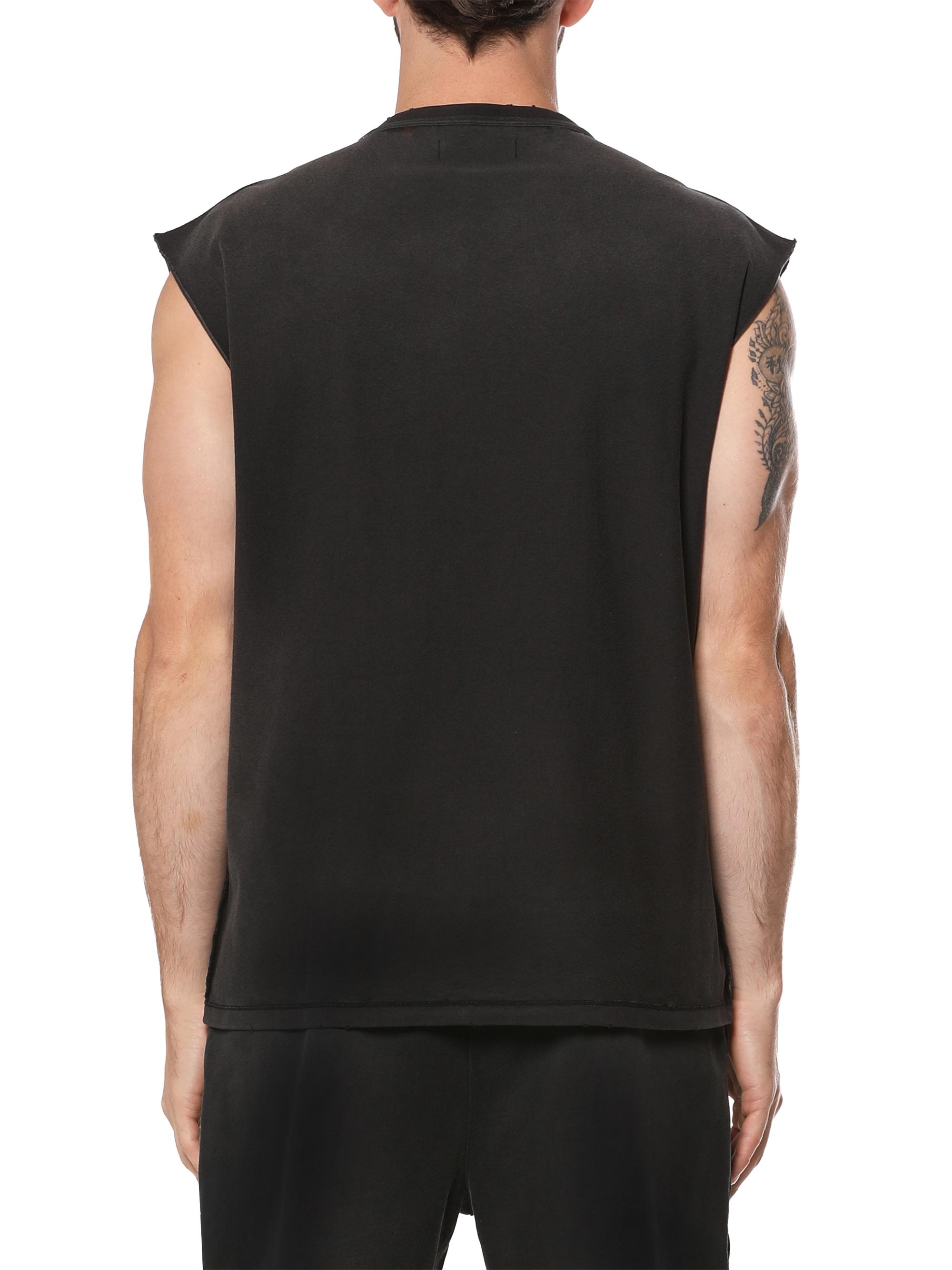 Purple Brand Men's Logo Textured Cotton Crewneck T-Shirt - Black | Thumbnail 2