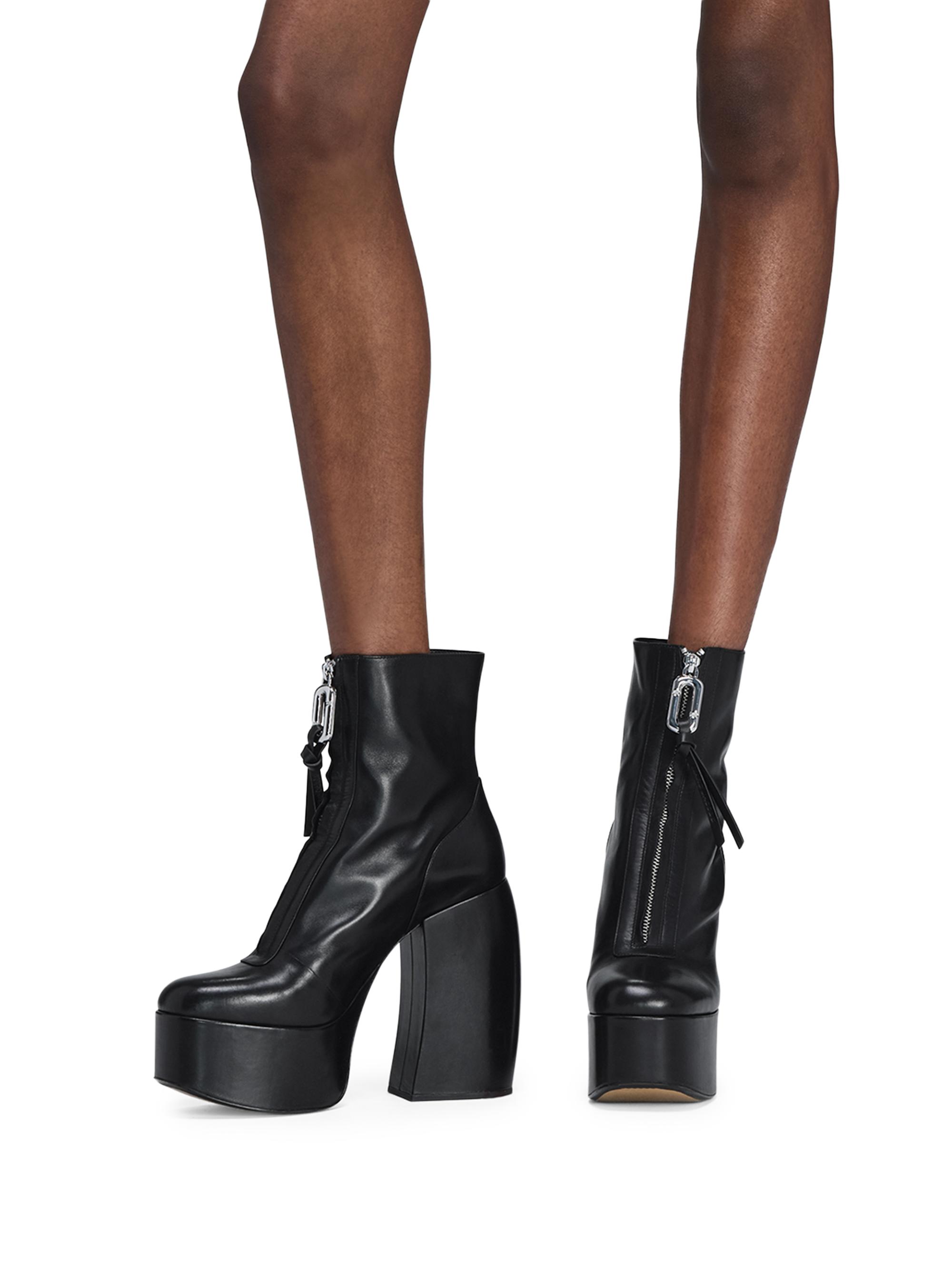 Marc Jacobs The Gigi 135MM Leather Platform Ankle Boots | Saks