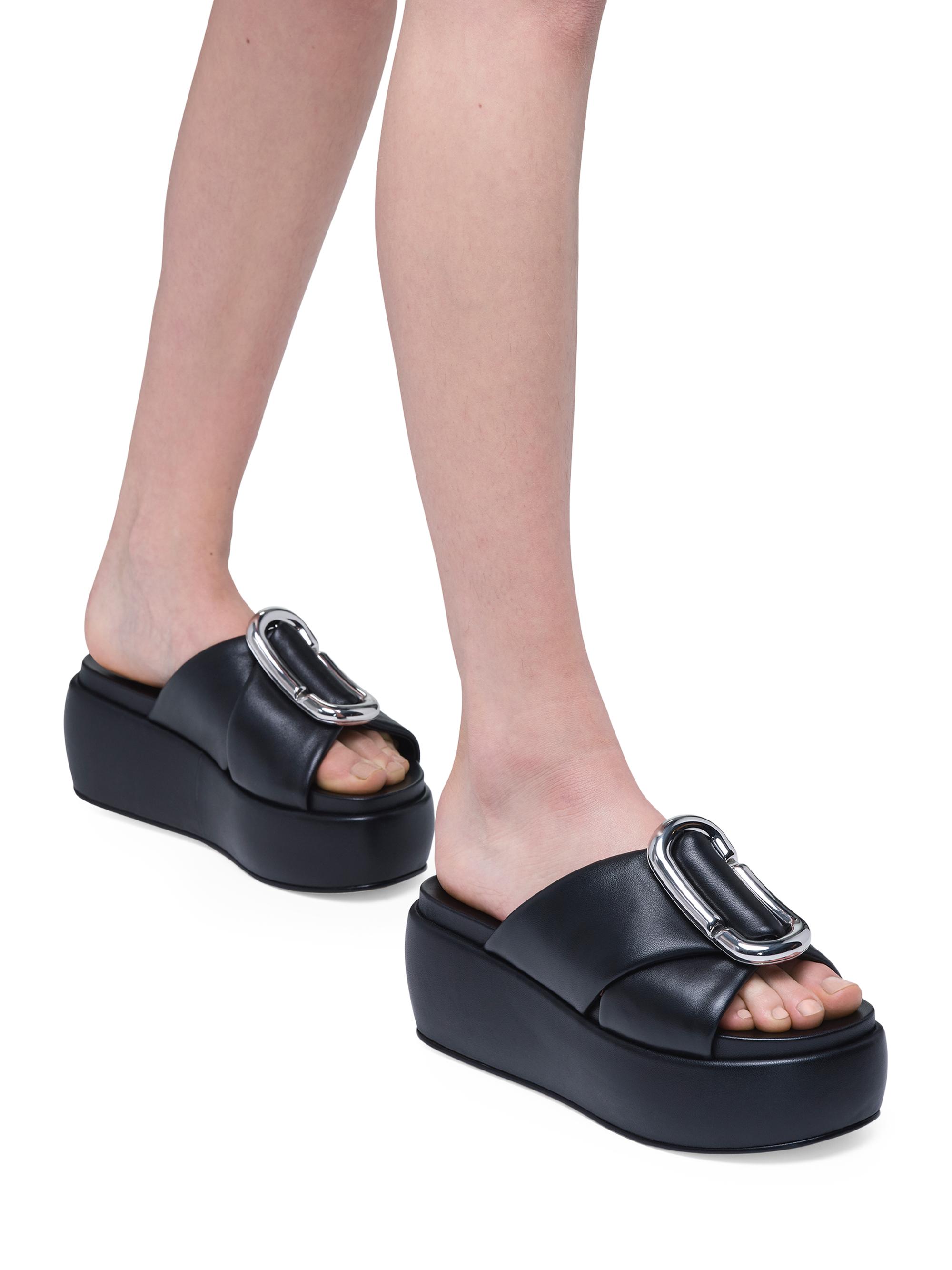 Marc Jacobs Pop J 65MM Leather Platform Sandals | Saks Fifth Avenue