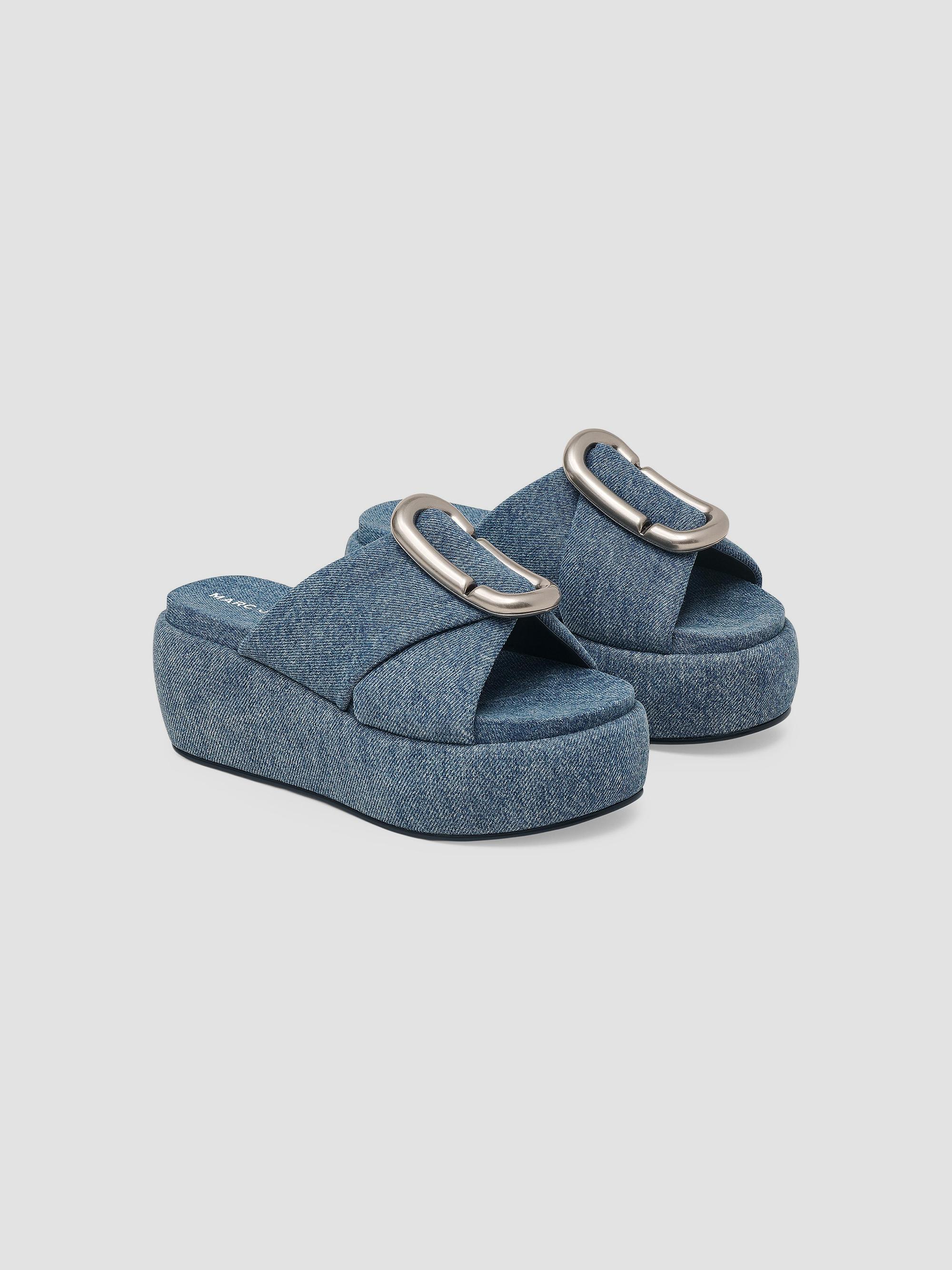 Marc Jacobs Pop J 65MM Denim Platform Sandals | Saks Fifth Avenue