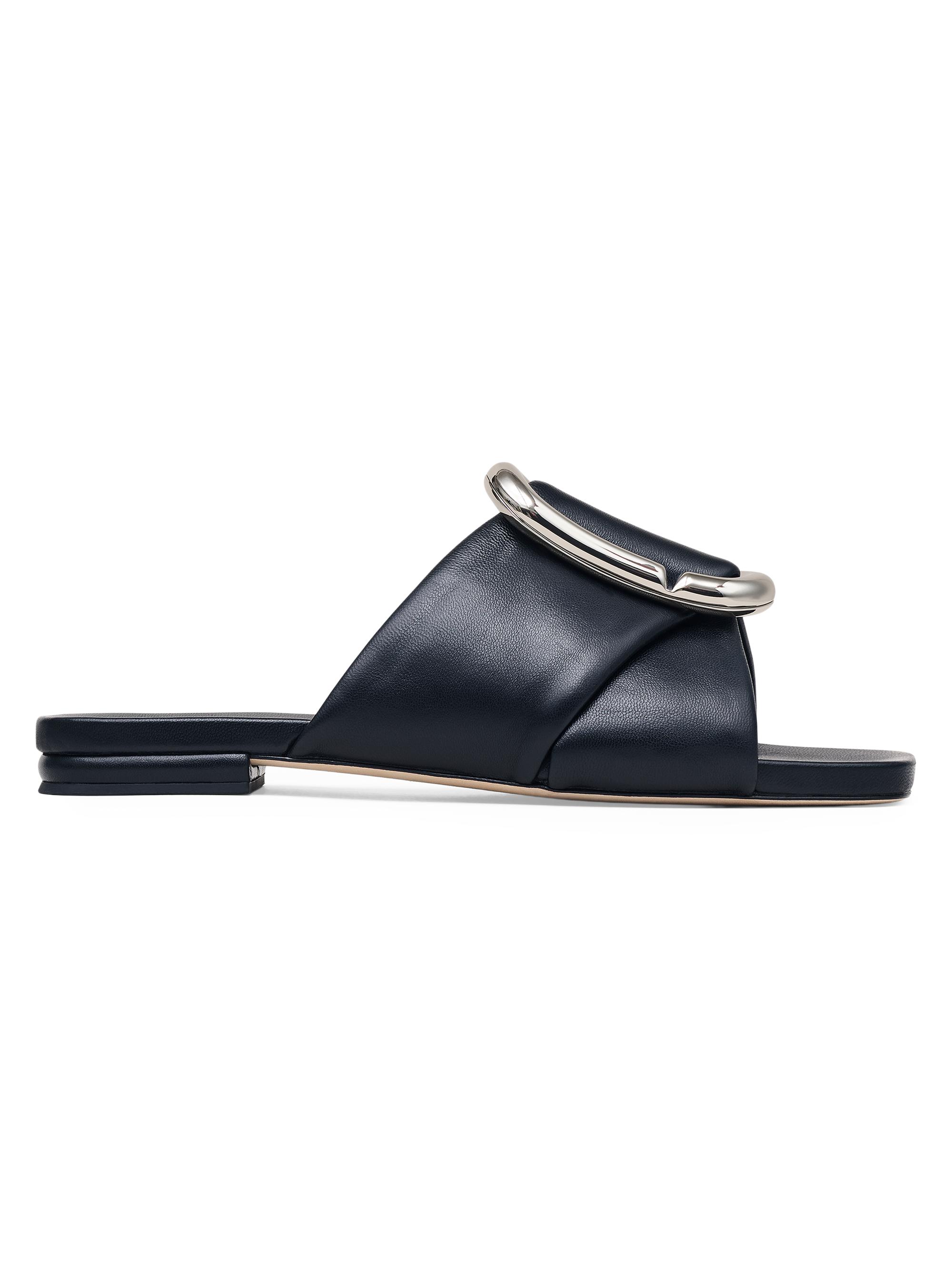 Marc Jacobs Women's Pop J Marc Leather Sandals - Black