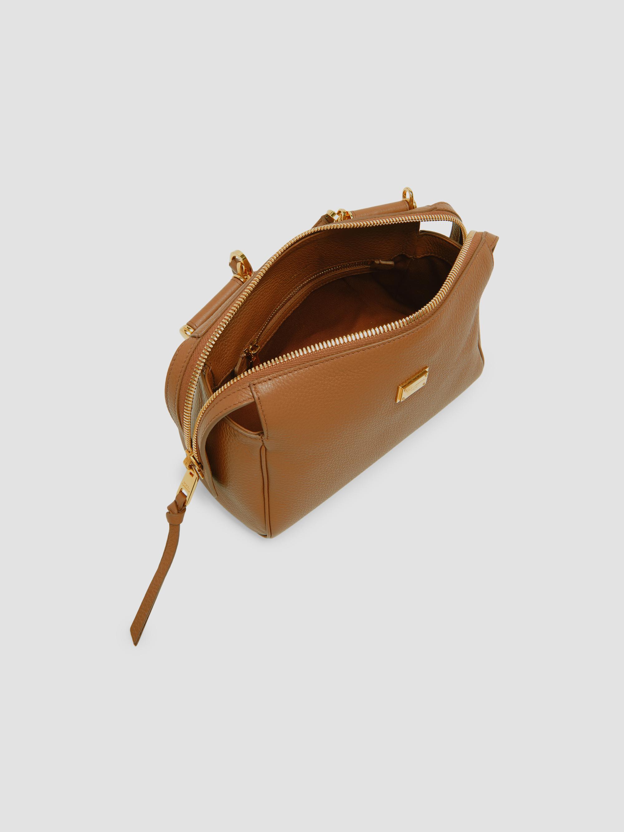 Dolce & Gabbana Women's Vittoria Leather Top Handle Bag - Caramello | Thumbnail 4