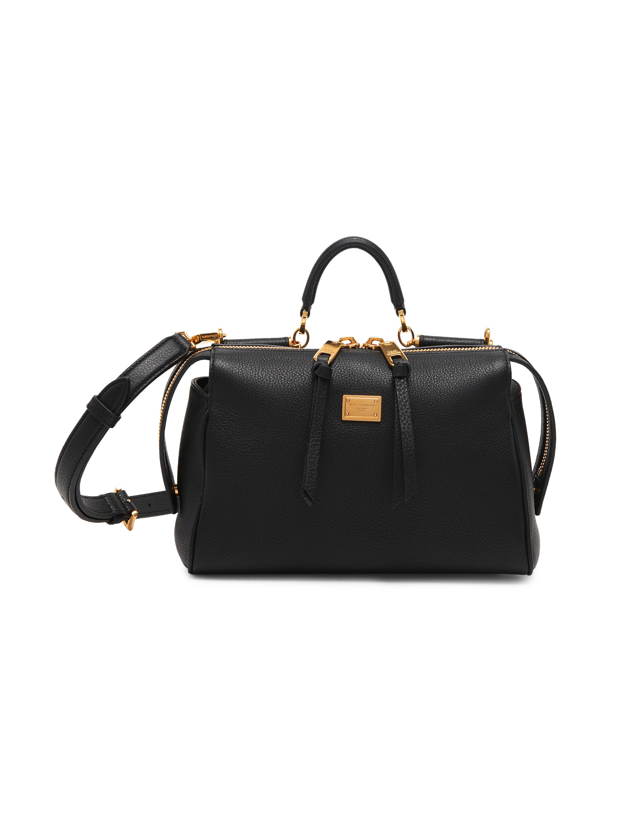 Dolce&Gabbana Vittoria Leather Top Handle Bag | Saks Fifth Avenue