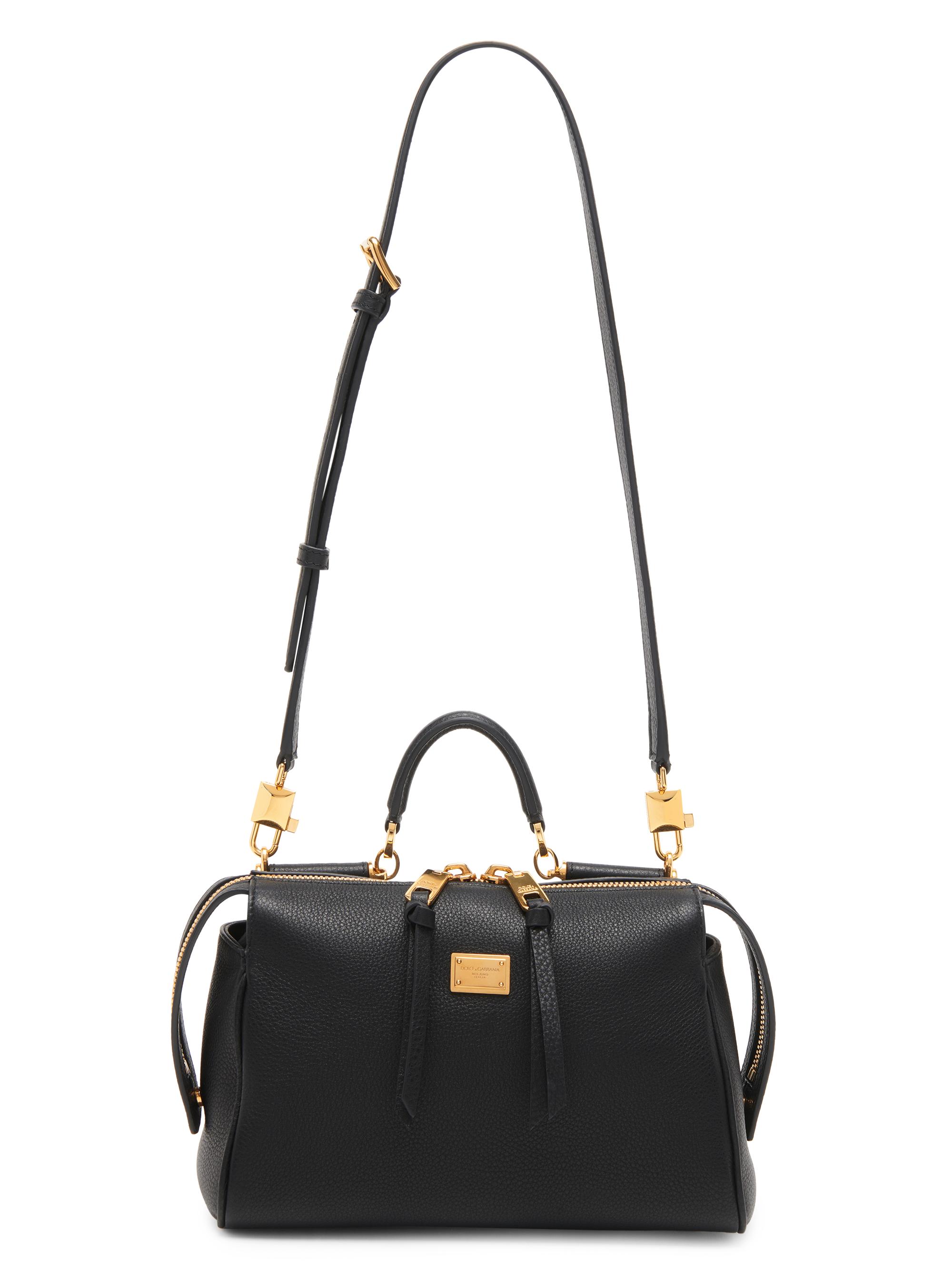 Dolce&Gabbana Vittoria Leather Top Handle Bag | Saks Fifth Avenue