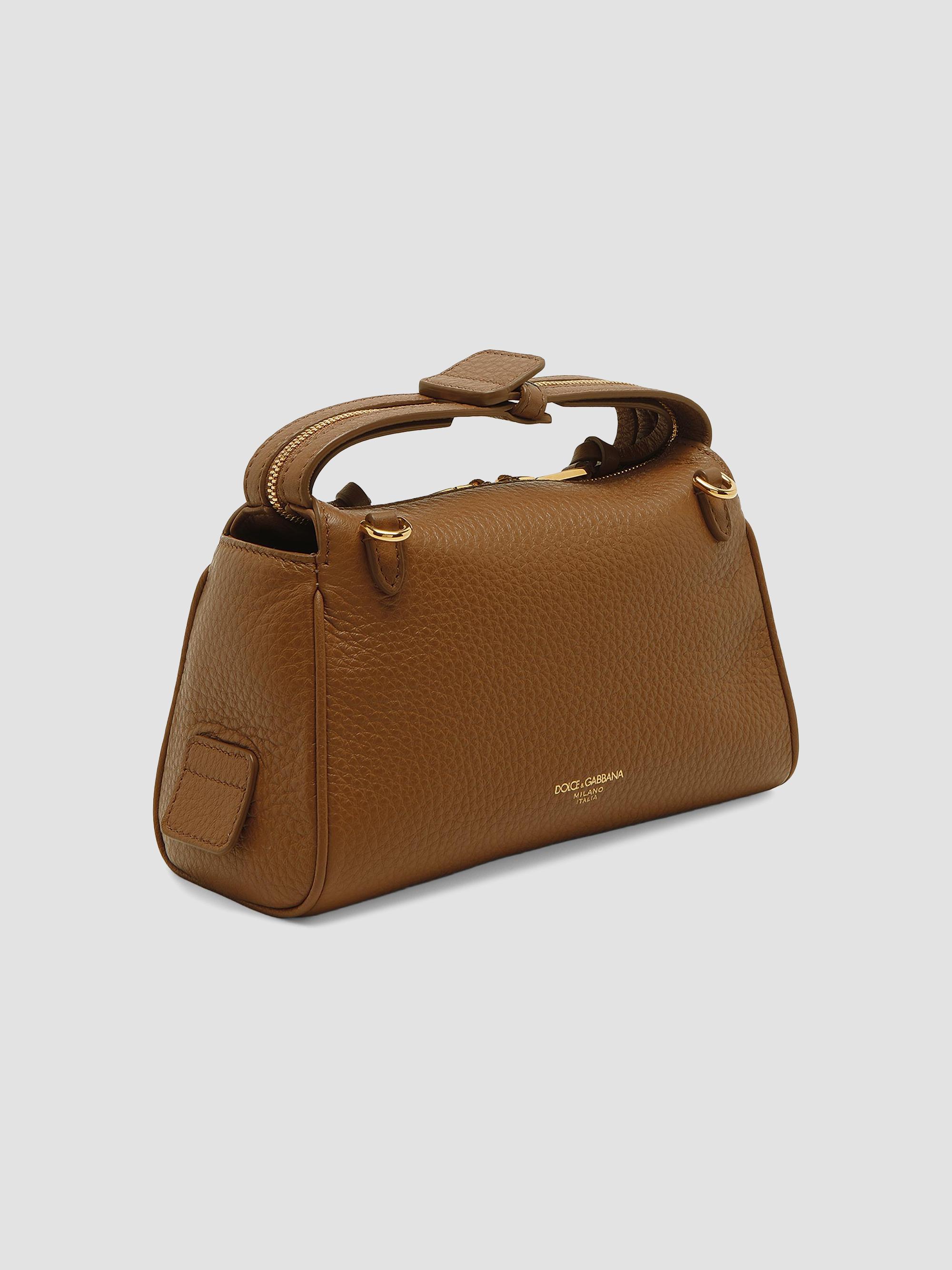 Dolce & Gabbana Women's Vittoria Leather Top Handle Bag - Caramello | Thumbnail 5