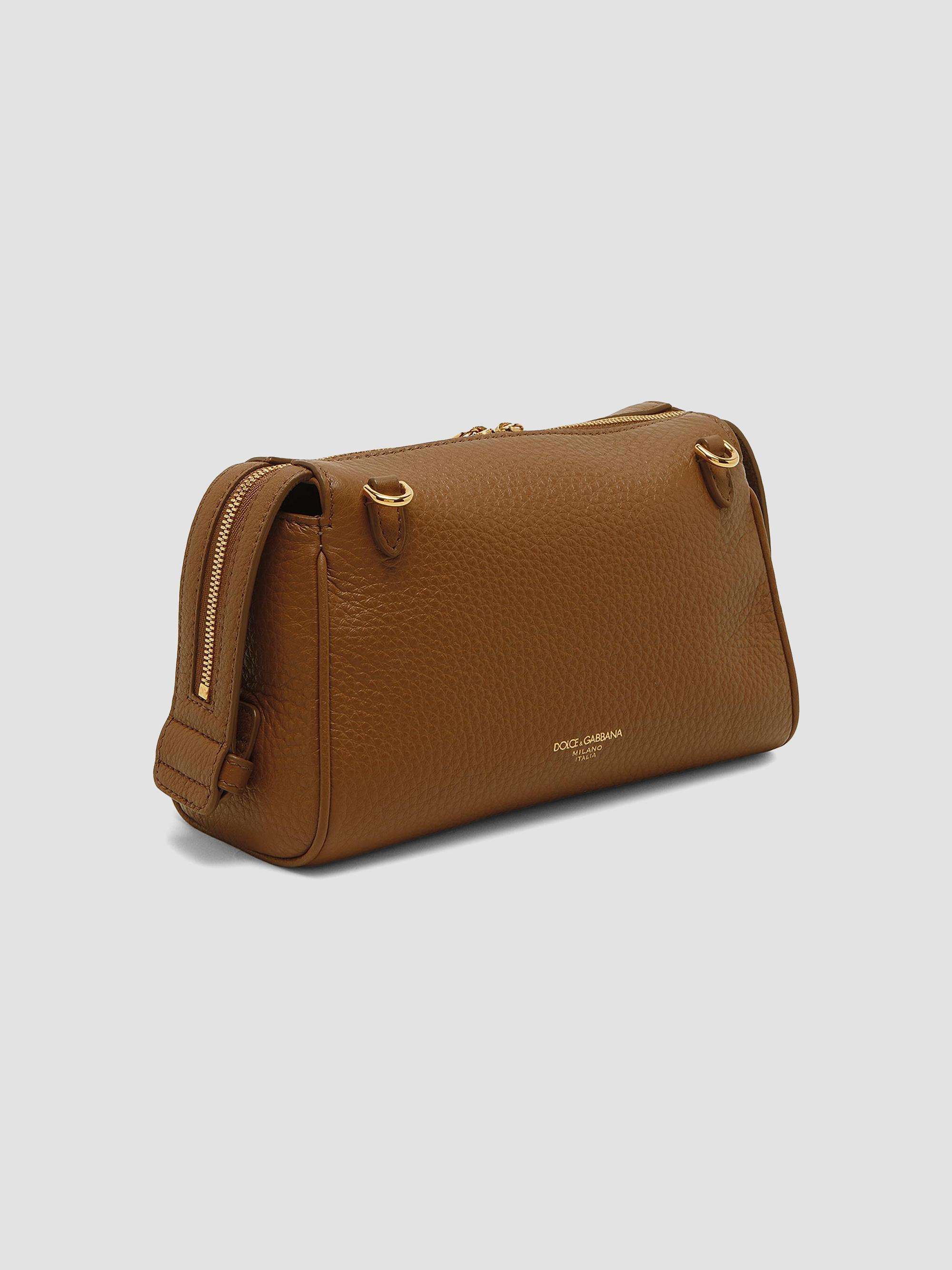 Dolce & Gabbana Women's Vittoria Leather Top Handle Bag - Caramello | Thumbnail 6