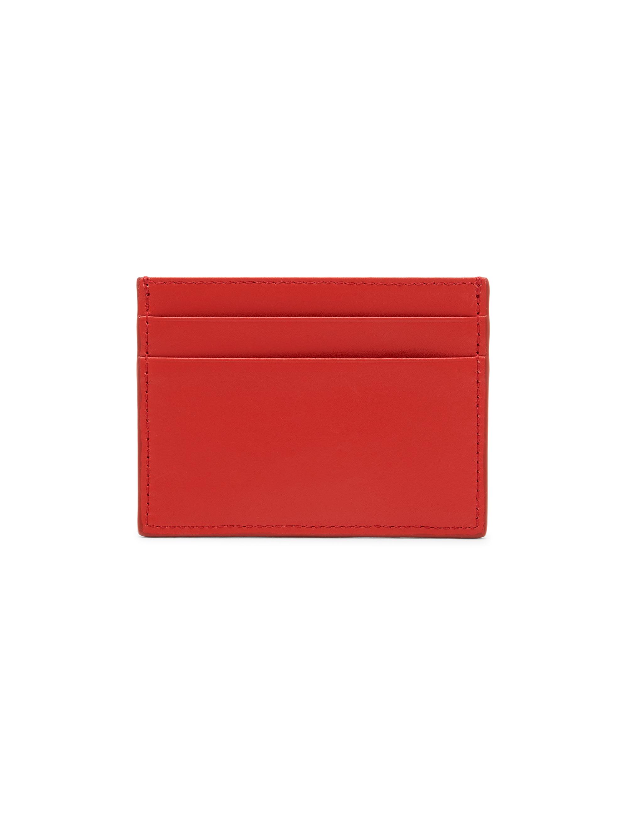 Dolce & Gabbana Women's Logo Leather Card Case - Rosso | Thumbnail 2