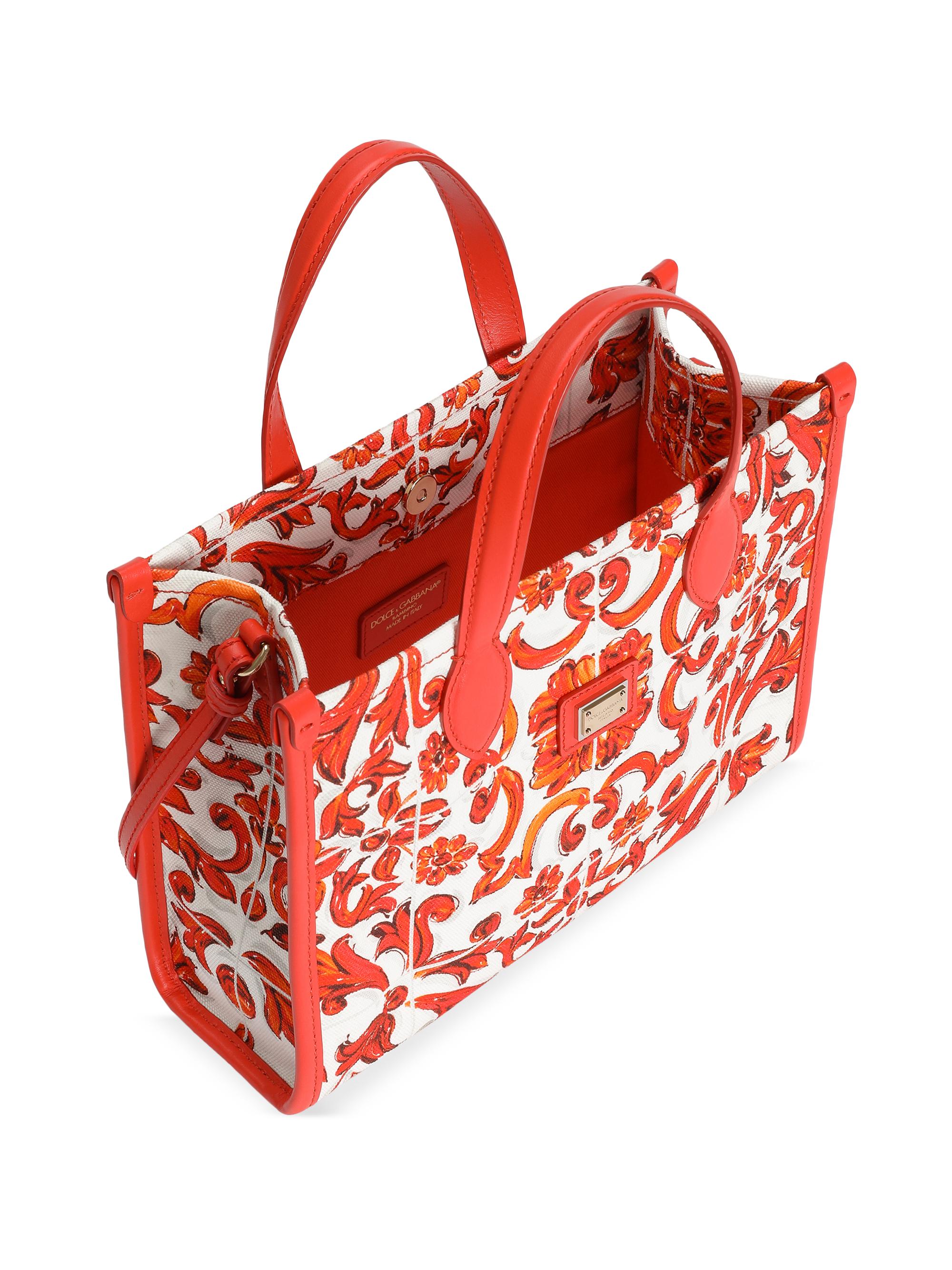 Dolce & Gabbana Girl's Baroque Canvas Tote Bag - Mixmaioliche | Thumbnail 2