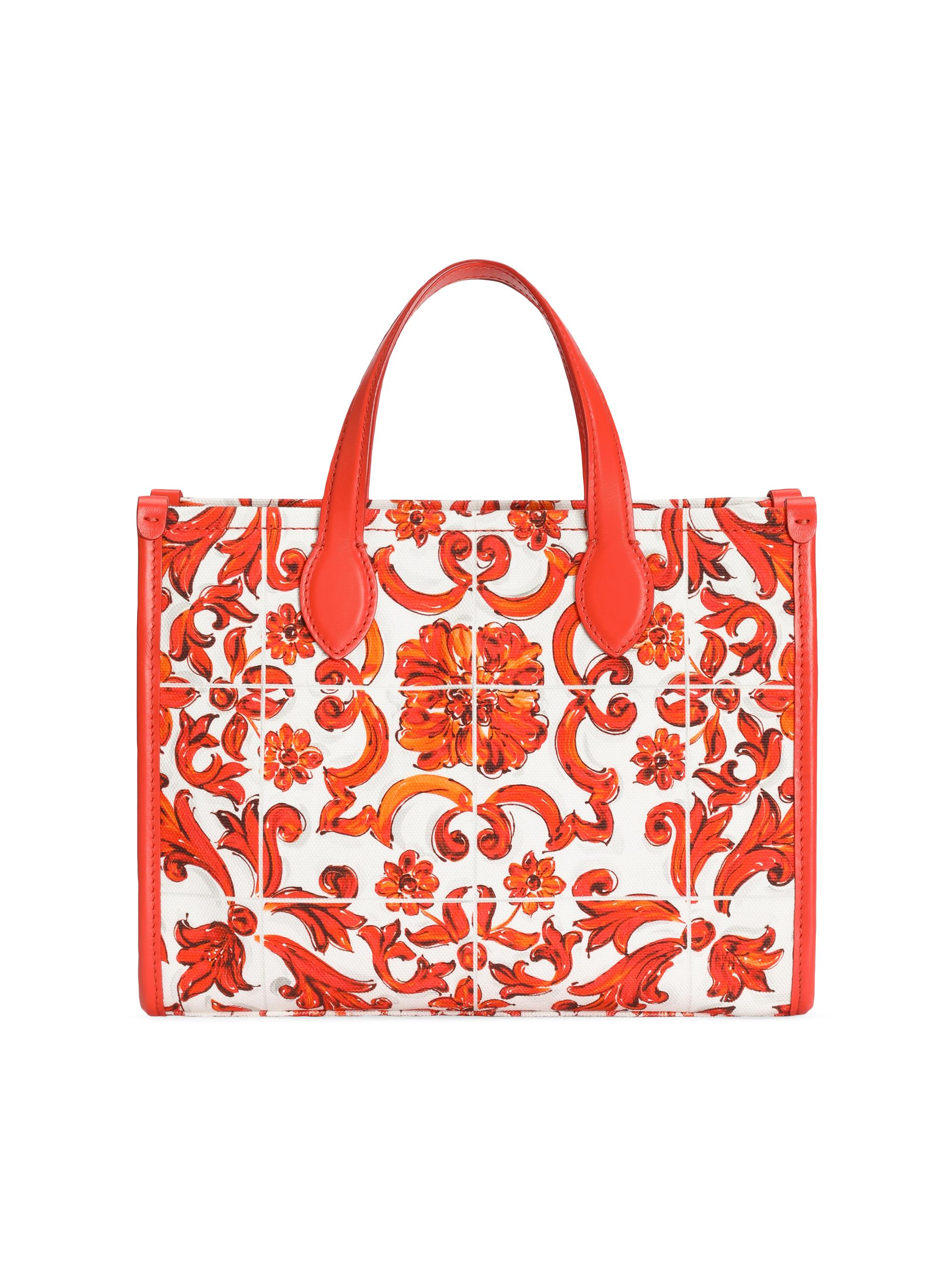 Dolce & Gabbana Girl's Baroque Canvas Tote Bag - Mixmaioliche | Thumbnail 4