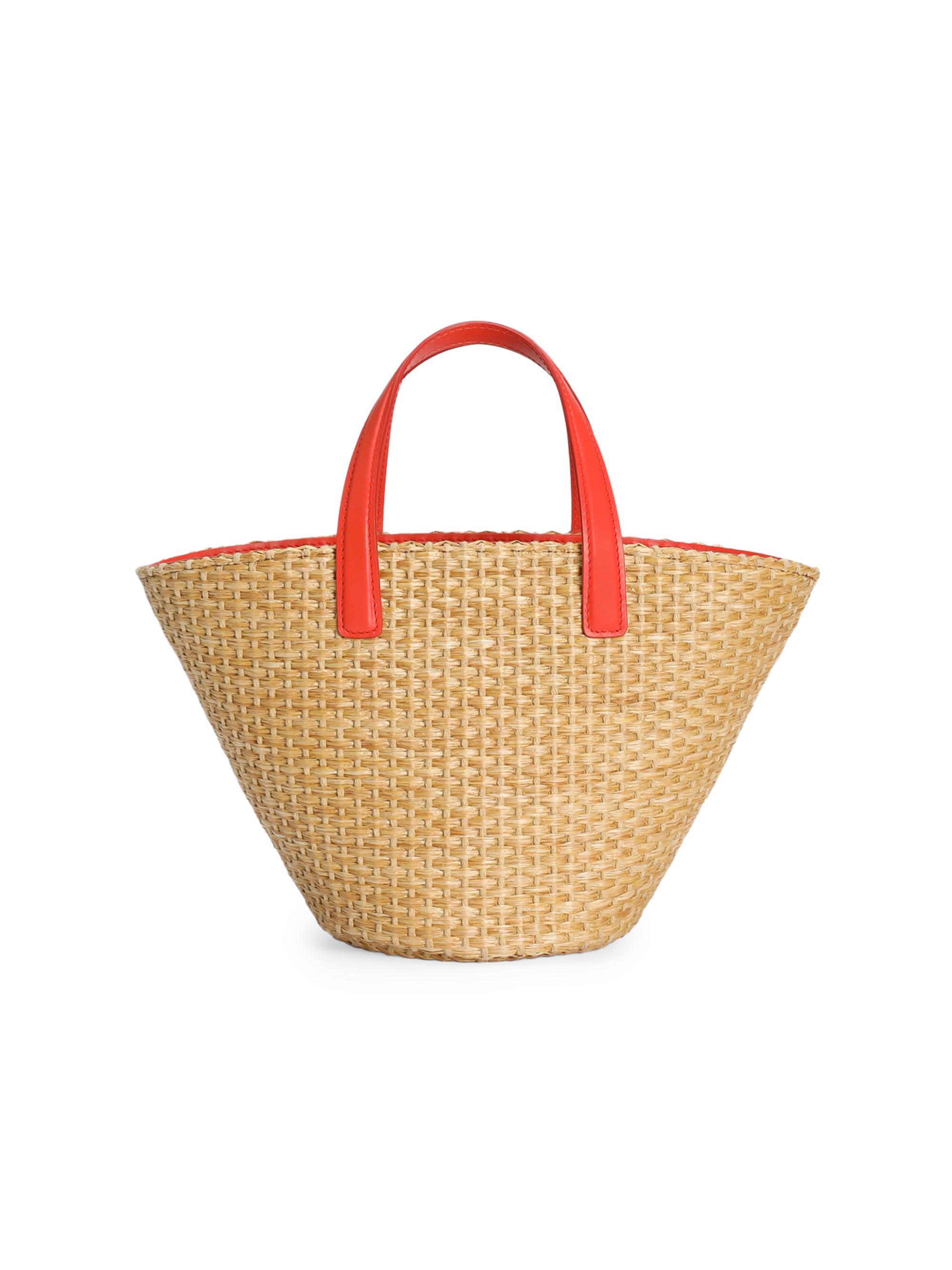 Dolce & Gabbana Girl's Logo Straw Tote Bag - Mix Maioliche | Thumbnail 4