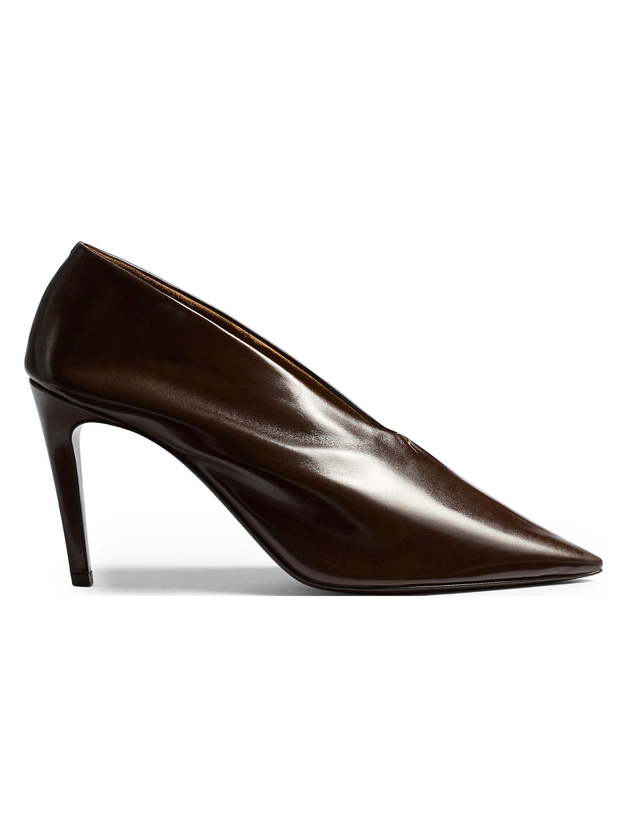 Khaite Women's Miriam 85MM Leather Pumps - Cacao - Women's Clothing