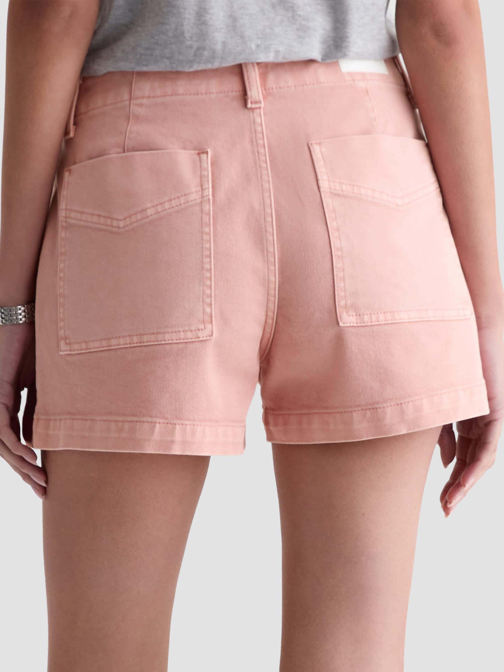 AG Jeans Women's Analeigh Mid-Rise Denim Shorts - Sulfur Sparkling Rose | Thumbnail 3