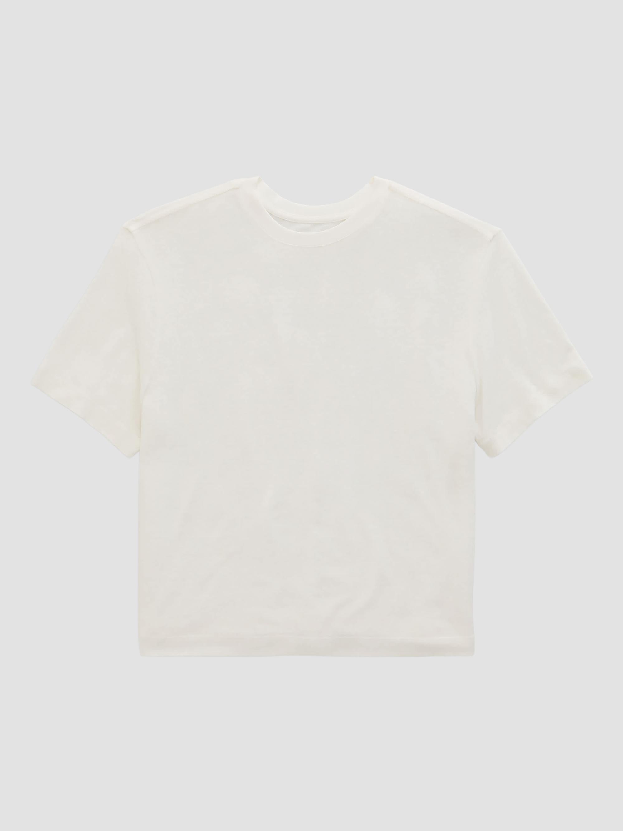 AG Jeans Women's Charli Crewneck T-Shirt - Powder