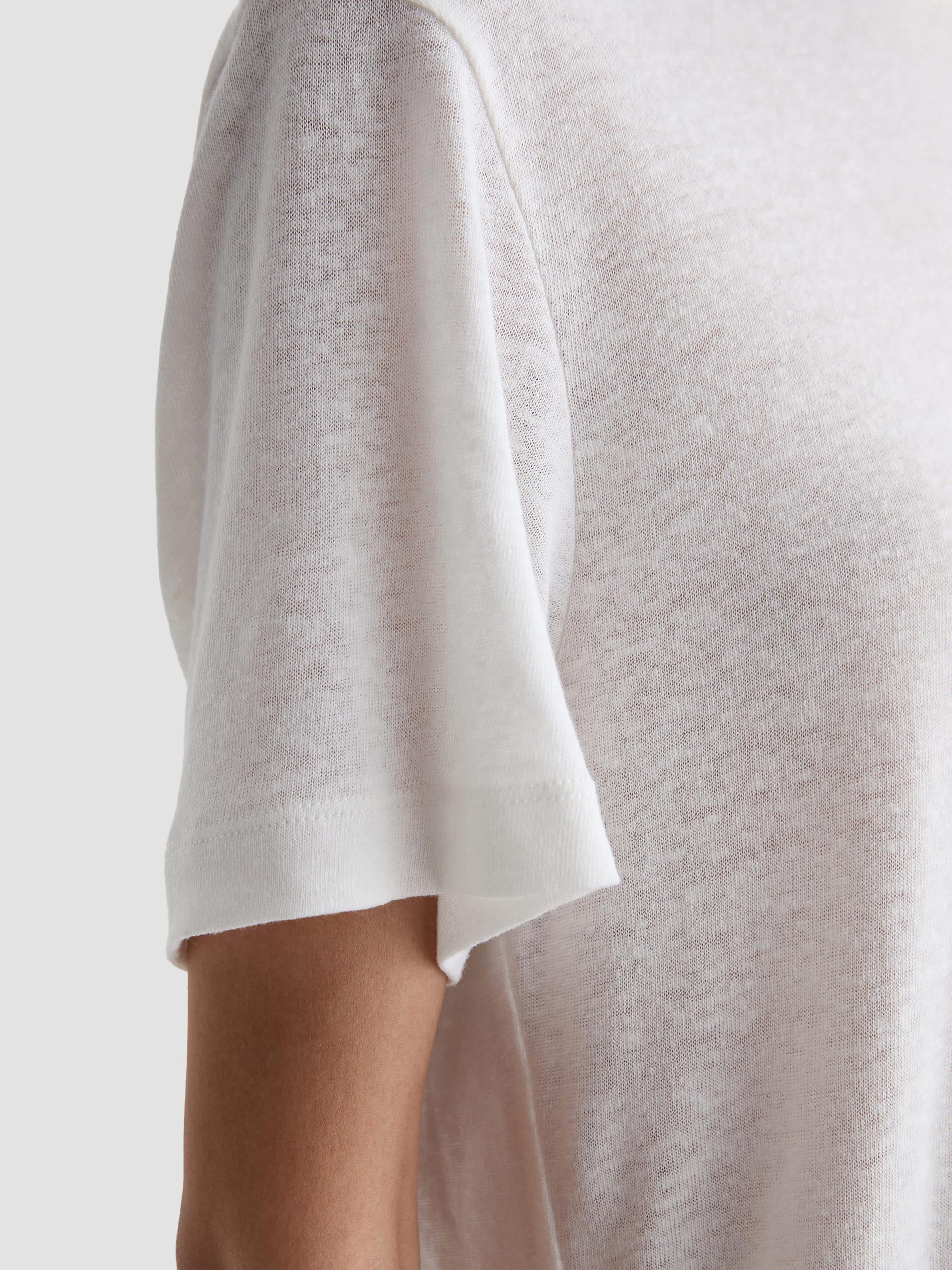 AG Jeans Women's Charli Crewneck T-Shirt - Powder | Thumbnail 6