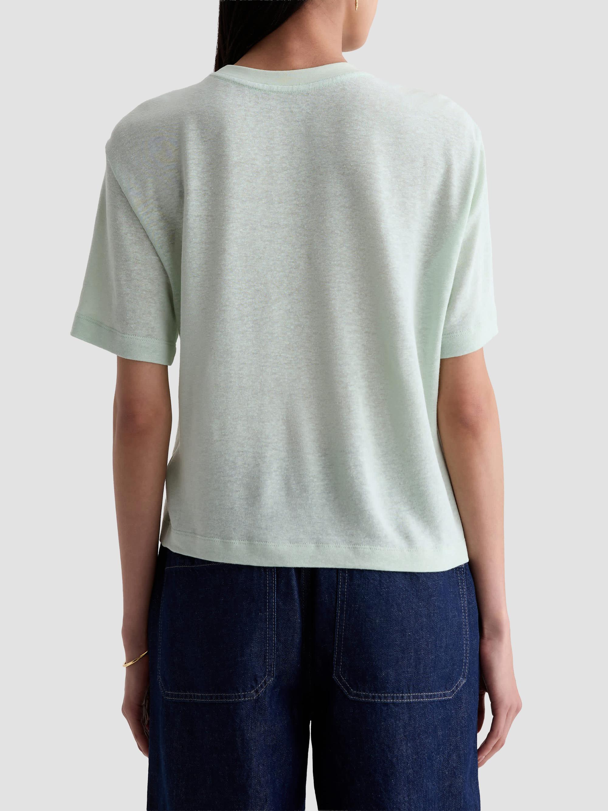 AG Jeans Women's Charli Crewneck T-Shirt - Summer Vine | Thumbnail 3