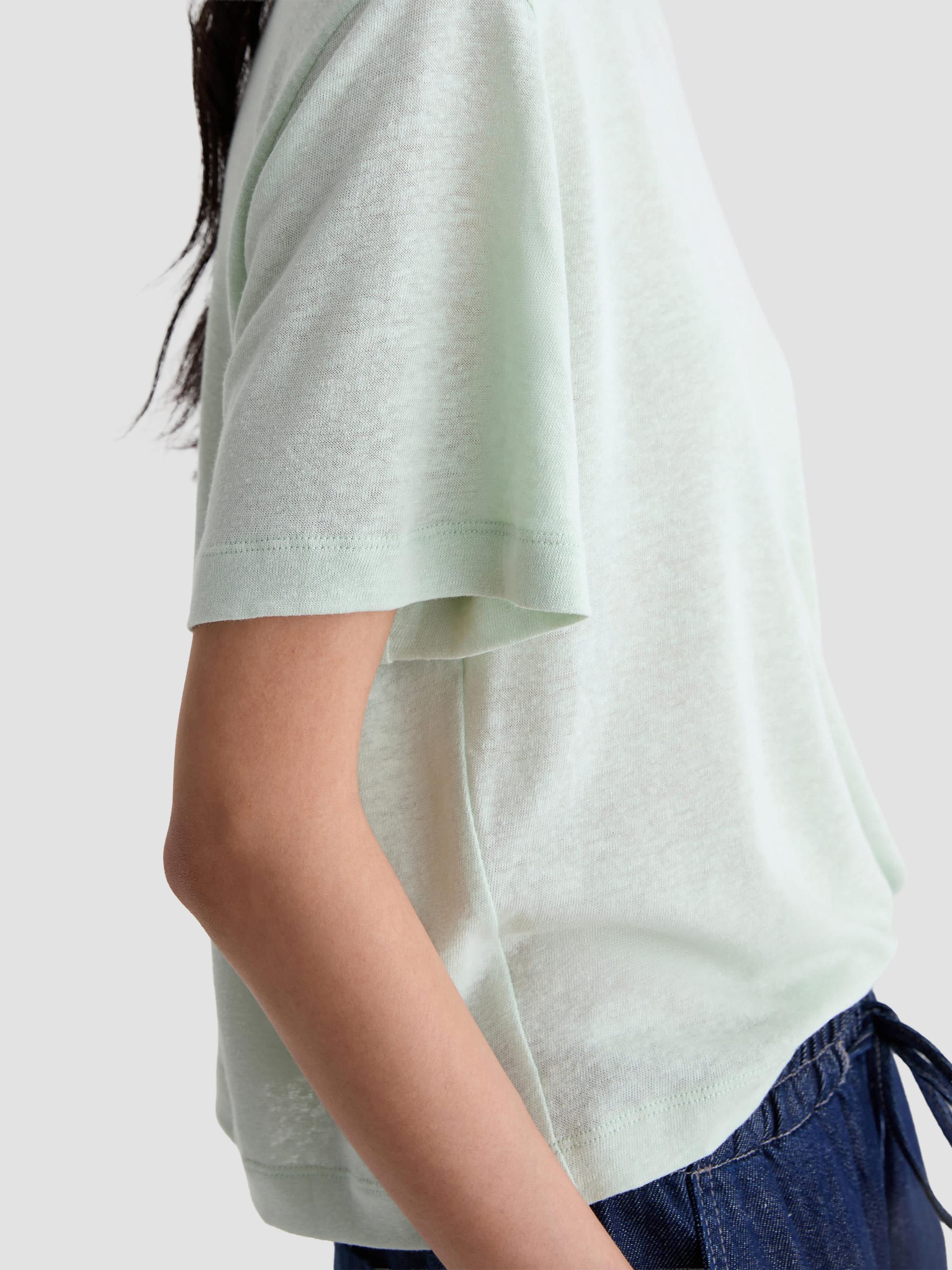AG Jeans Women's Charli Crewneck T-Shirt - Summer Vine | Thumbnail 5