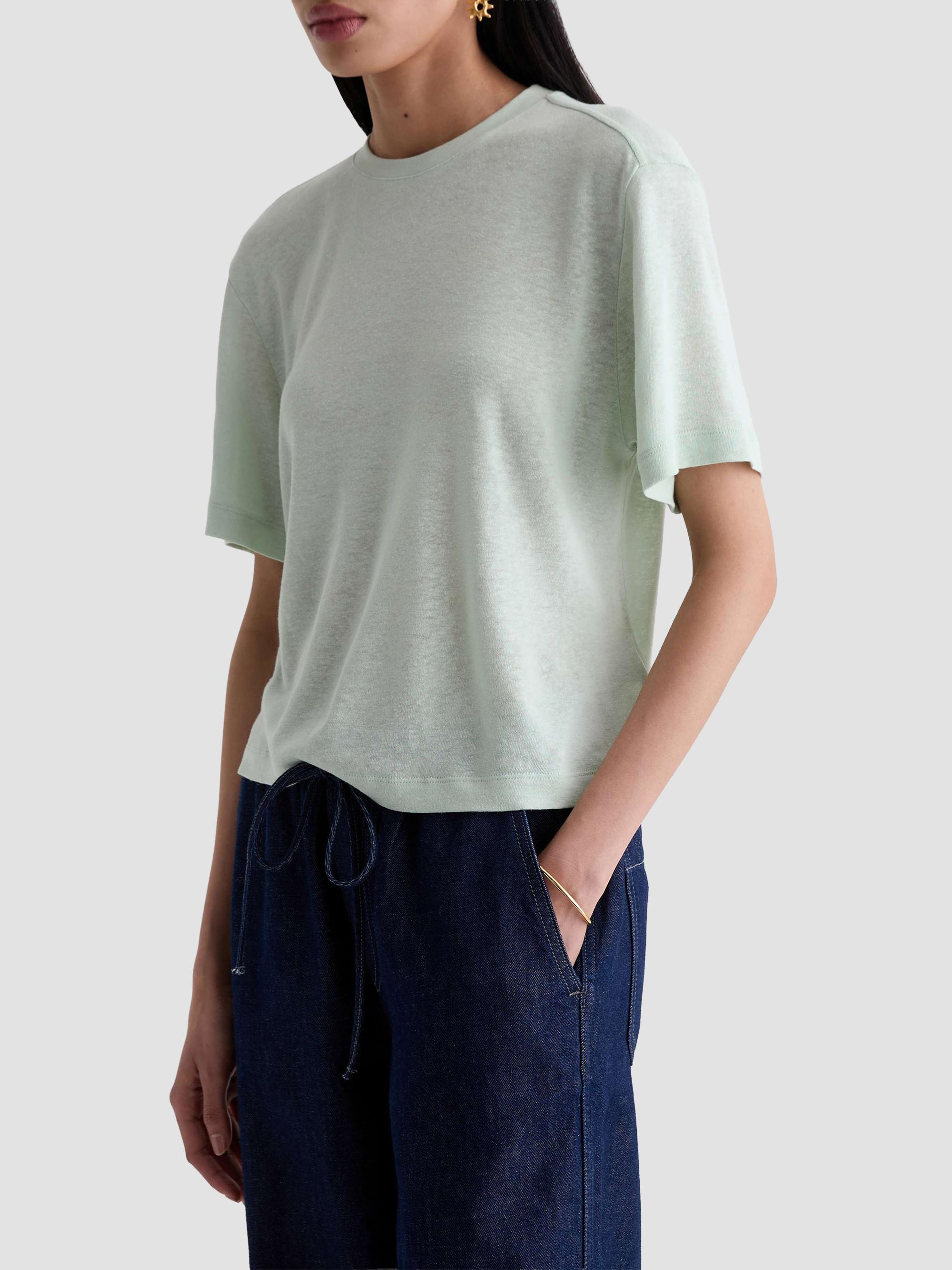 AG Jeans Women's Charli Crewneck T-Shirt - Summer Vine | Thumbnail 8