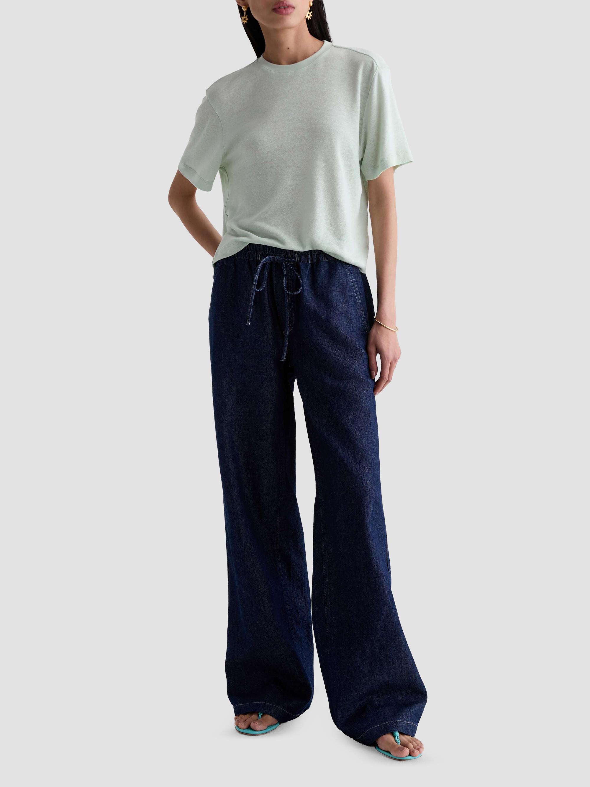 AG Jeans Women's Charli Crewneck T-Shirt - Summer Vine | Thumbnail 2
