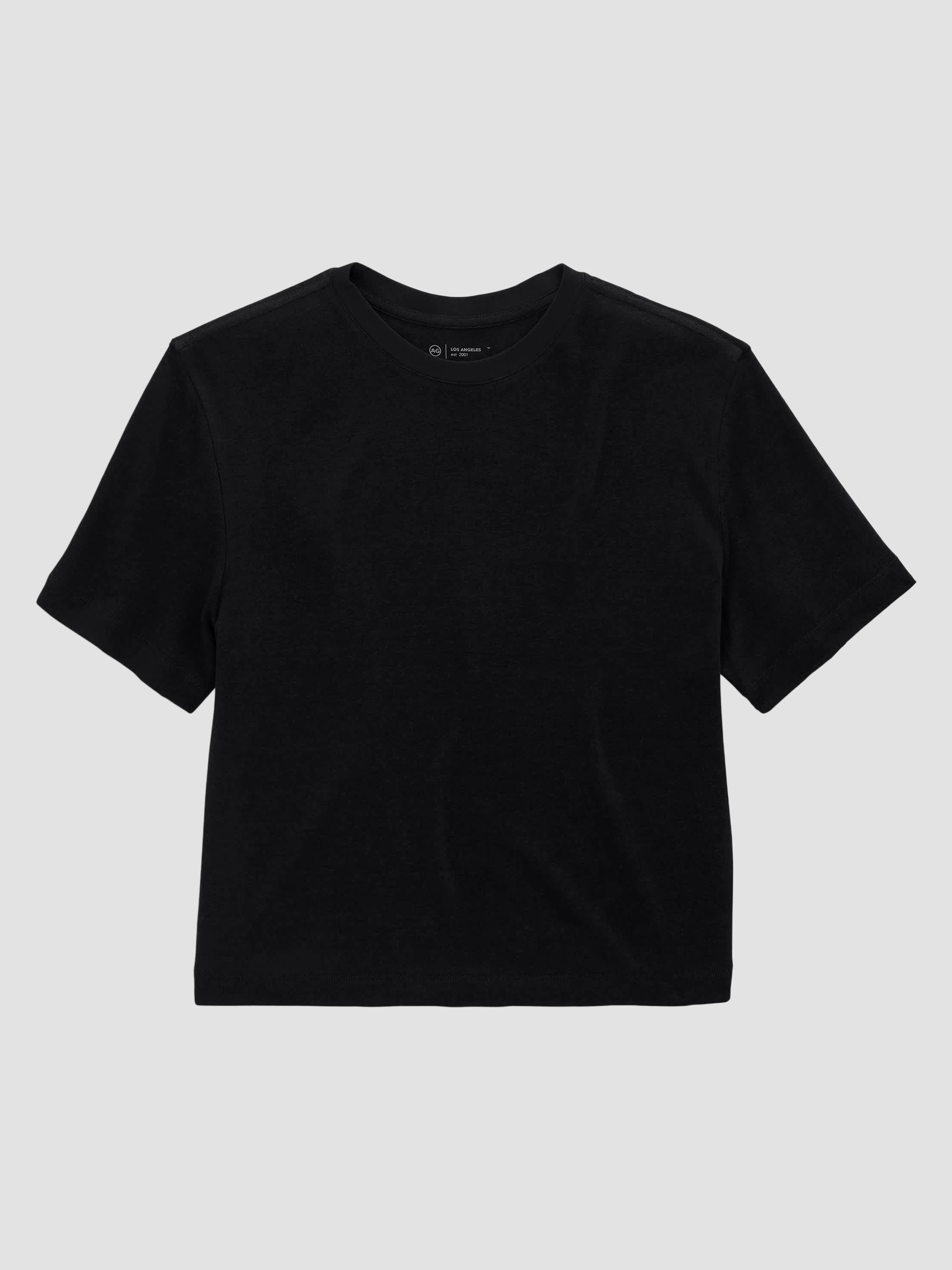 AG Jeans Women's Charli Crewneck T-Shirt - Super Black