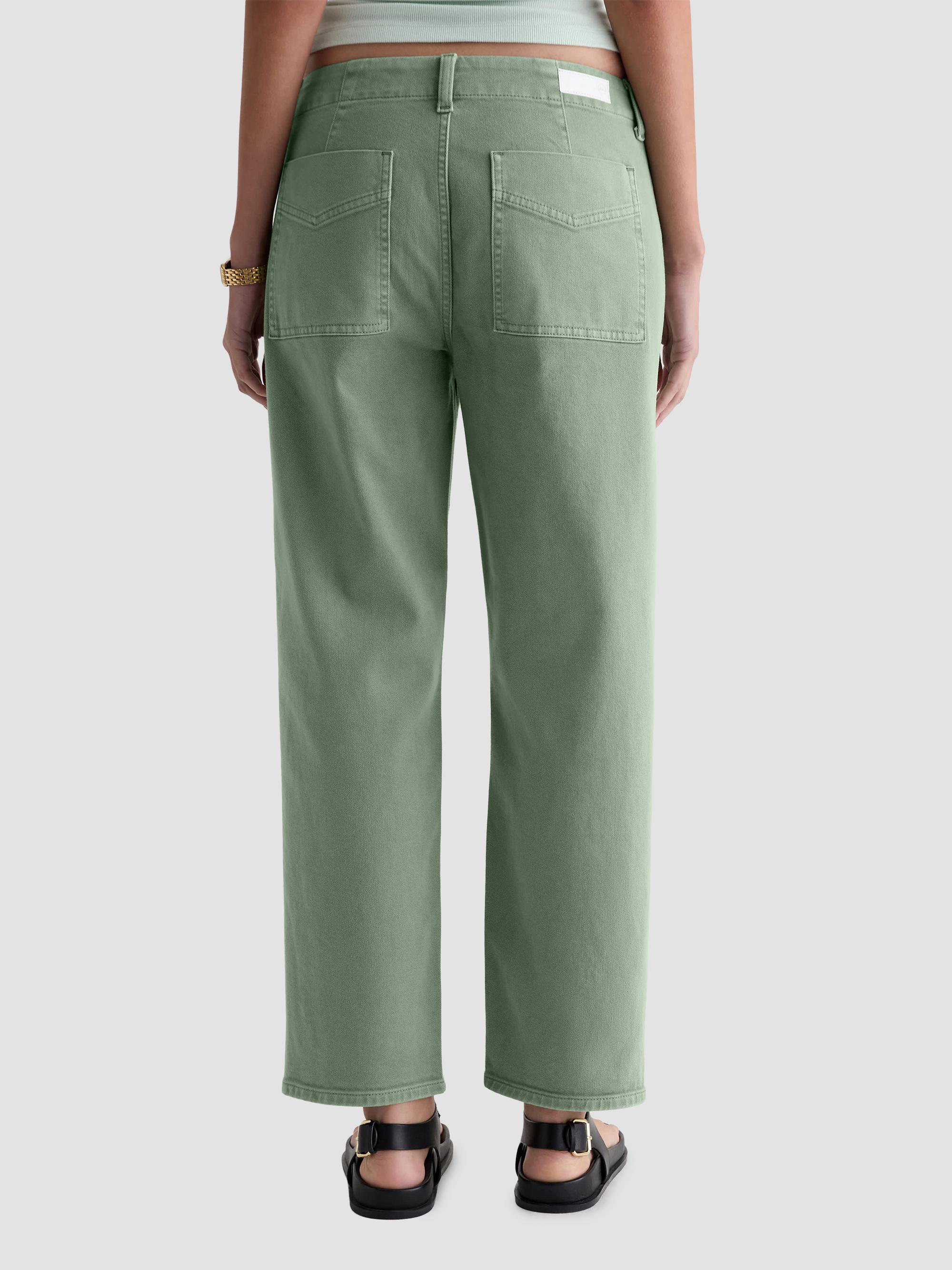 AG Jeans Women's Analeigh Chino Utility Pants - Sulfur Faded Moss | Thumbnail 3