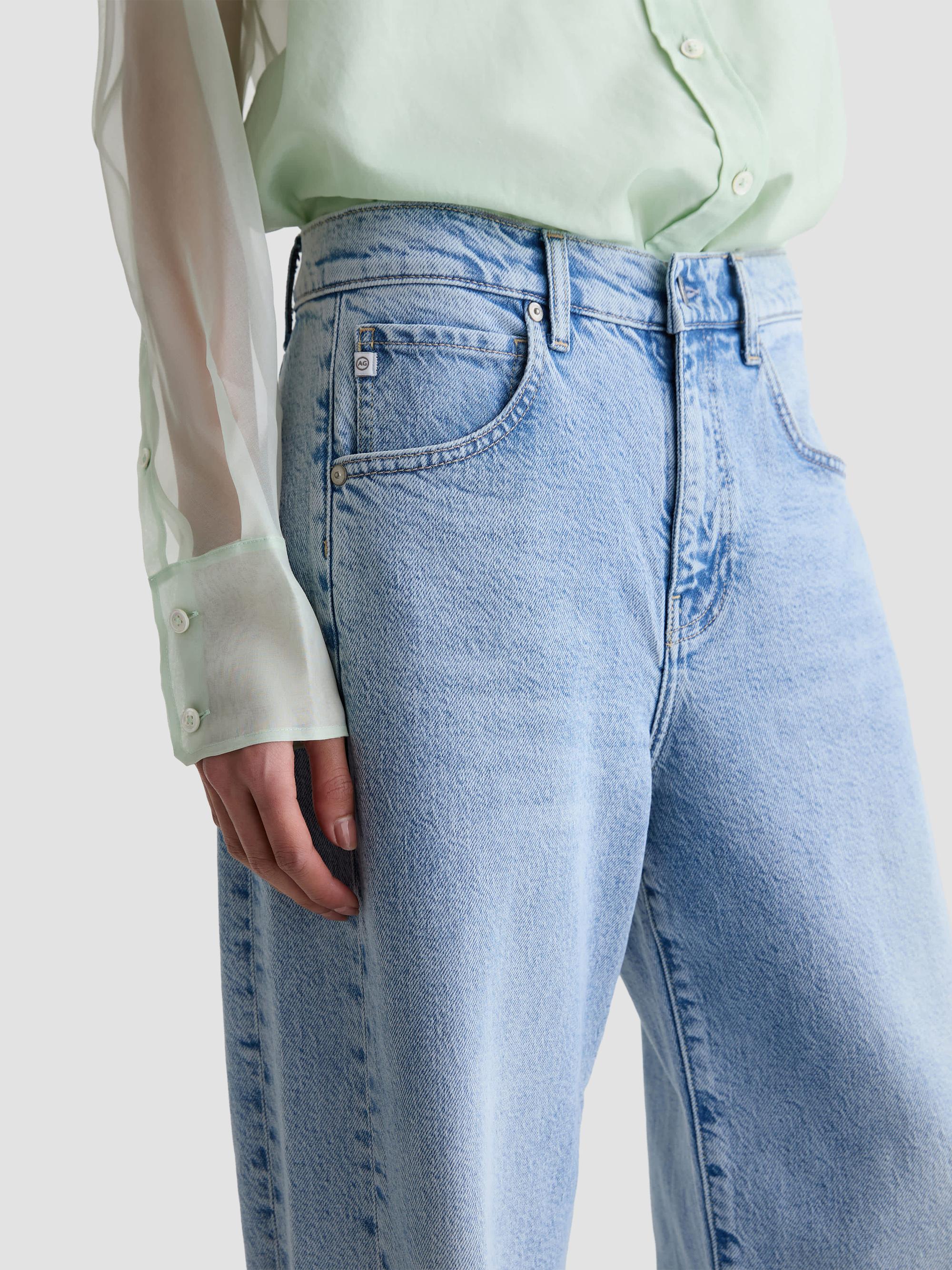 AG Jeans Women's Hattie Barrel-Leg Jeans - Gold Country | Thumbnail 5