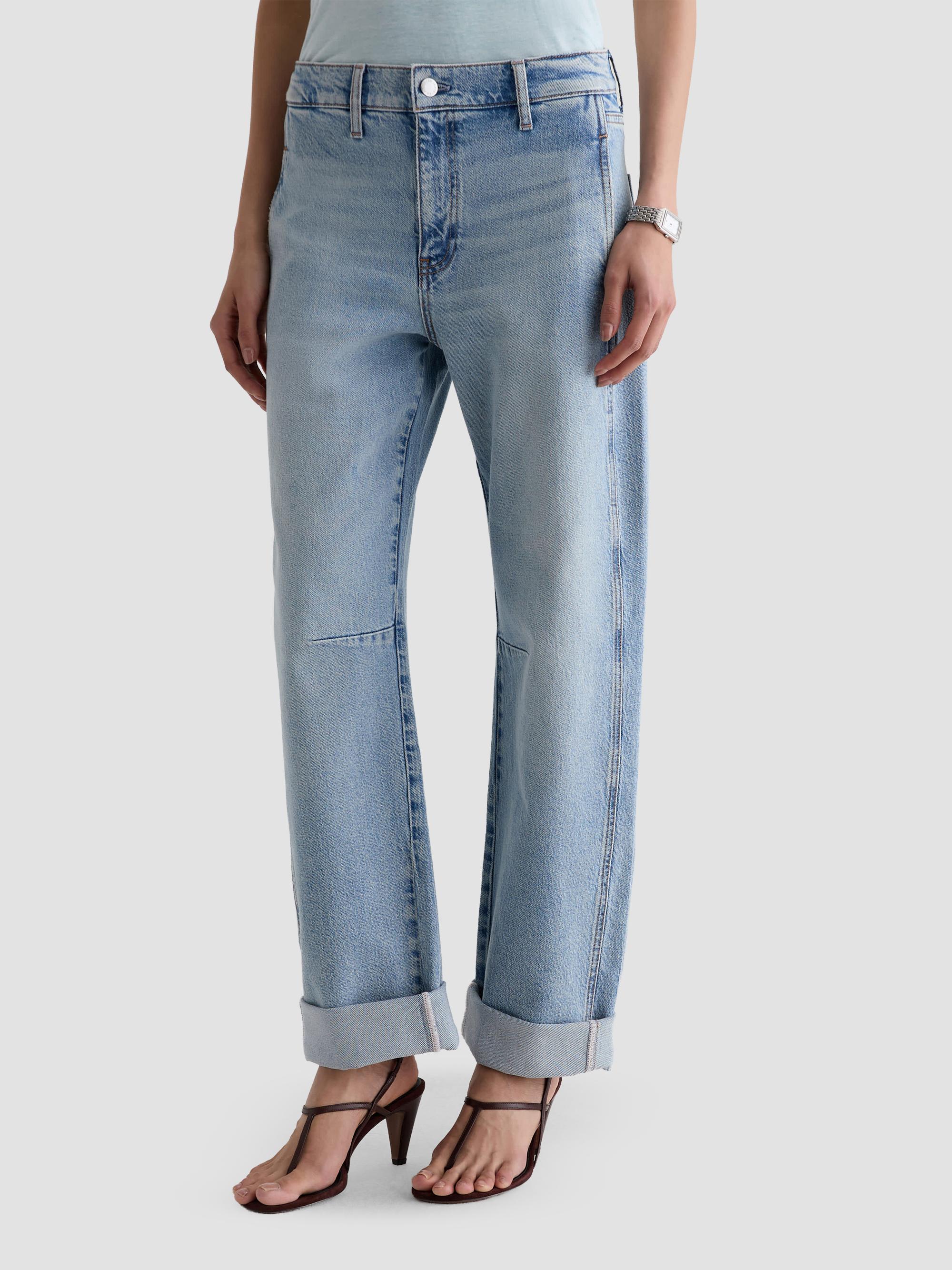 AG Jeans Women's Mercer Barrel-Leg Jeans - Highway 29 | Thumbnail 6