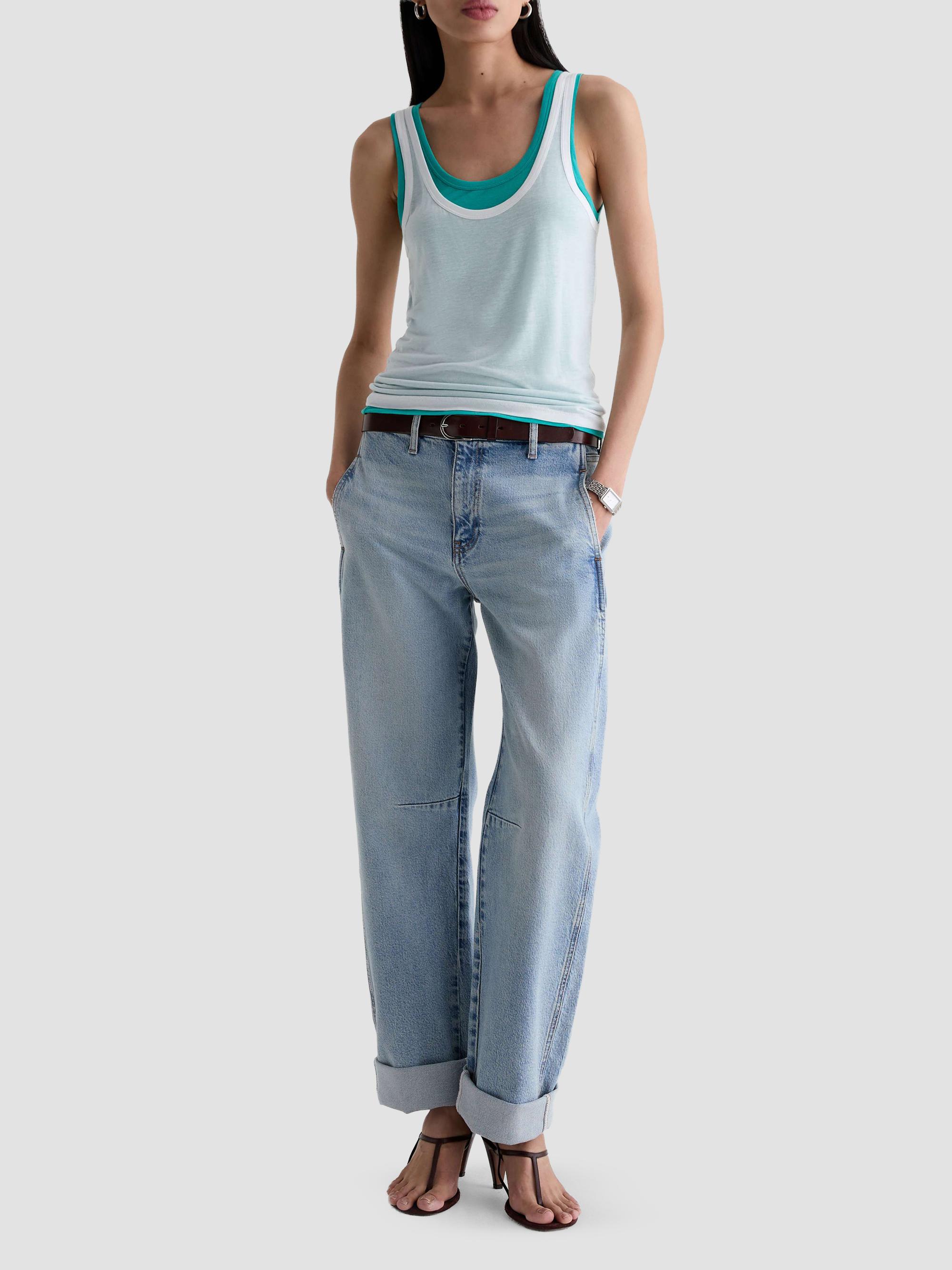 AG Jeans Women's Mercer Barrel-Leg Jeans - Highway 29 | Thumbnail 2