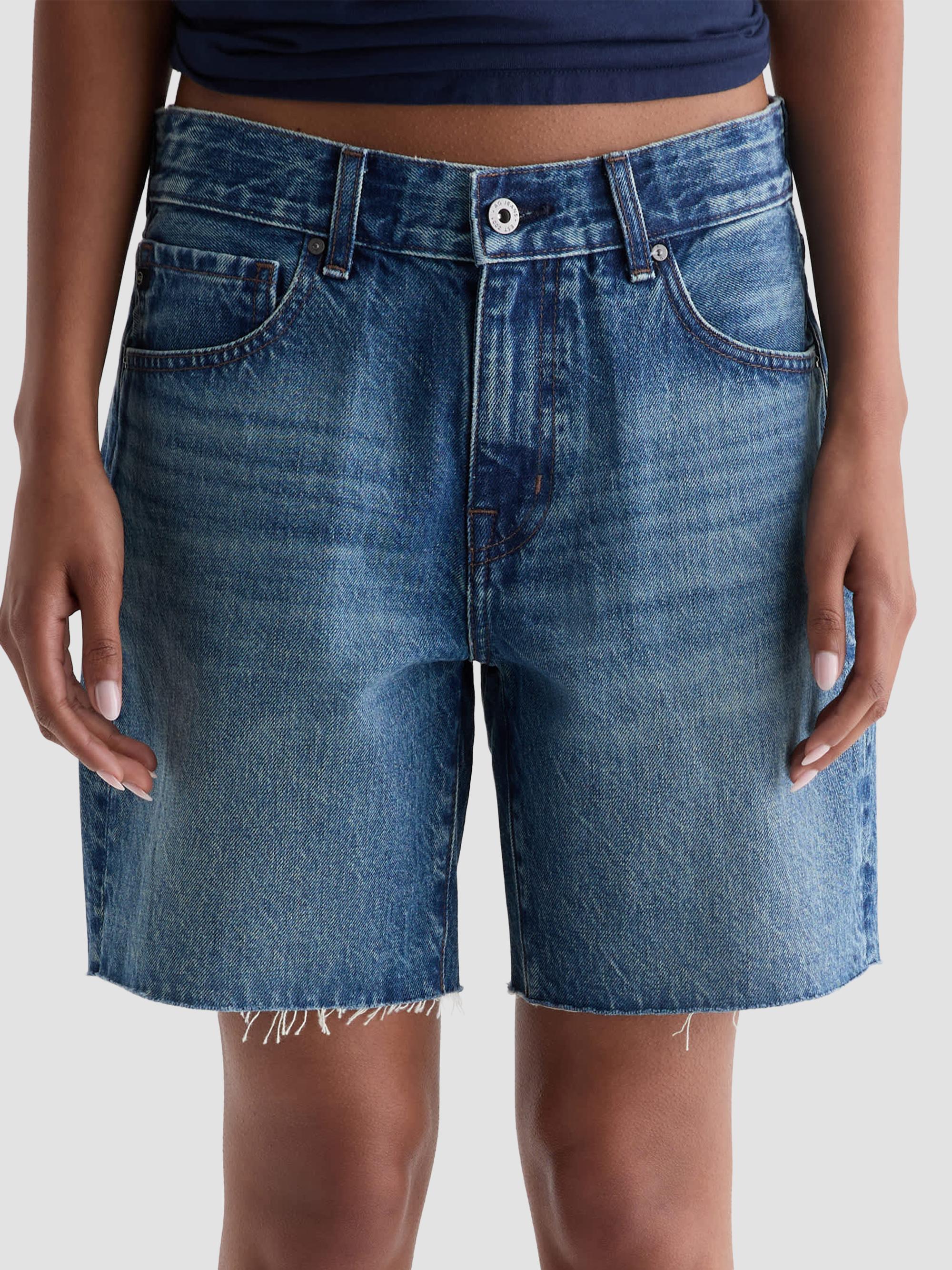 AG Jeans Women's Ex-Boyfriend Denim Shorts - Nouveau