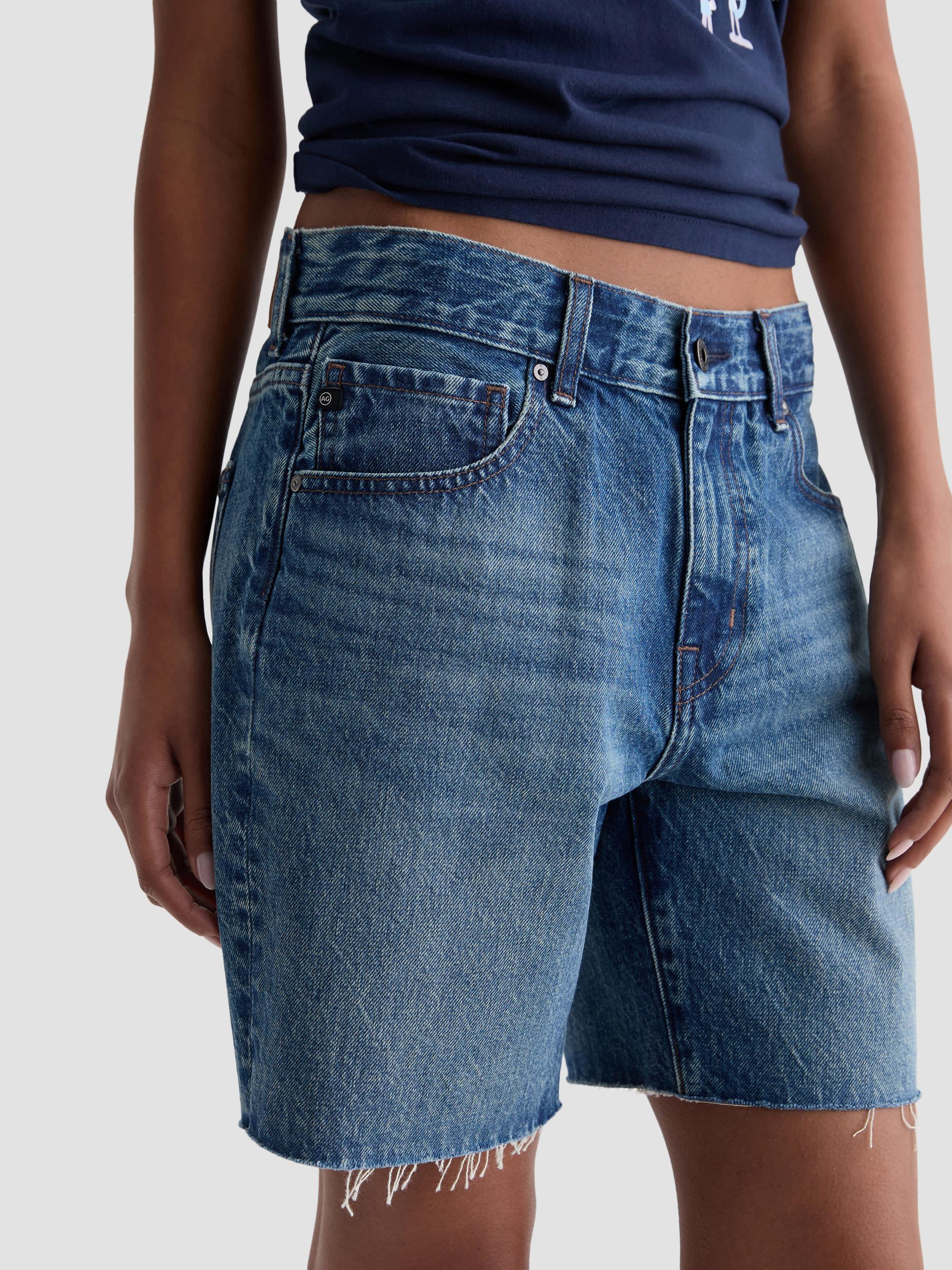 AG Jeans Women's Ex-Boyfriend Denim Shorts - Nouveau | Thumbnail 3