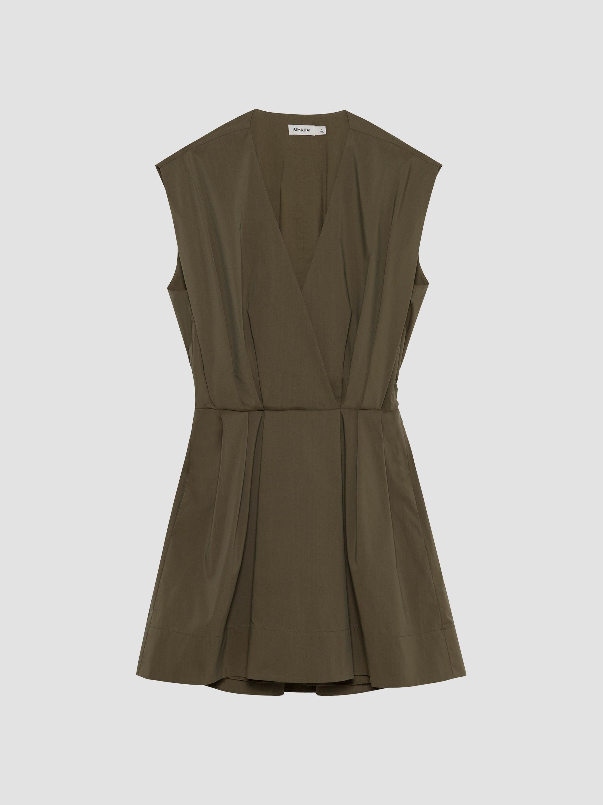 SIMKHAI Women's Sefi Cape Mini Dress - Sea Turtle