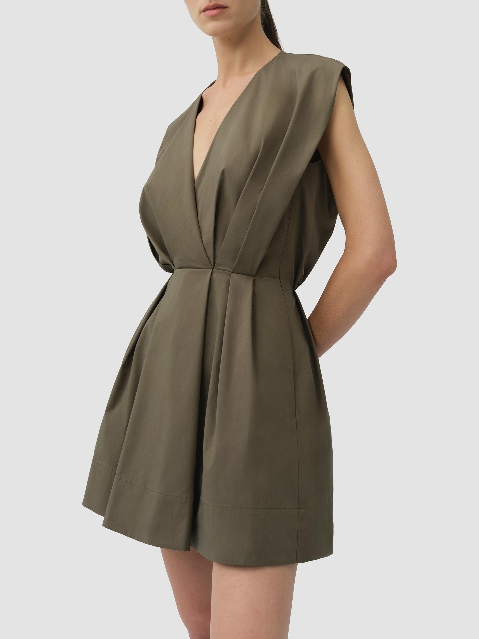 SIMKHAI Women's Sefi Cape Mini Dress - Sea Turtle | Thumbnail 4