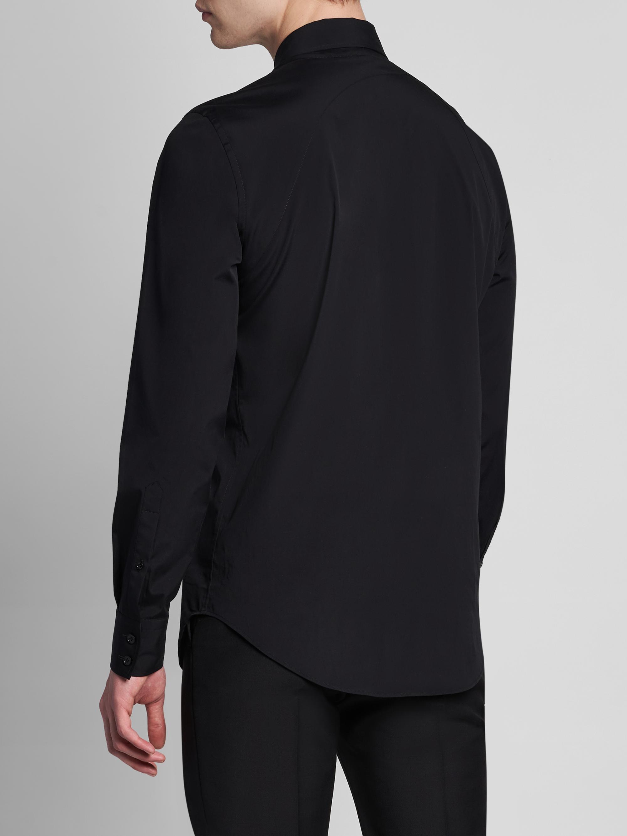 McQueen Men's Jewelry Harness Shirt - Black | Thumbnail 5