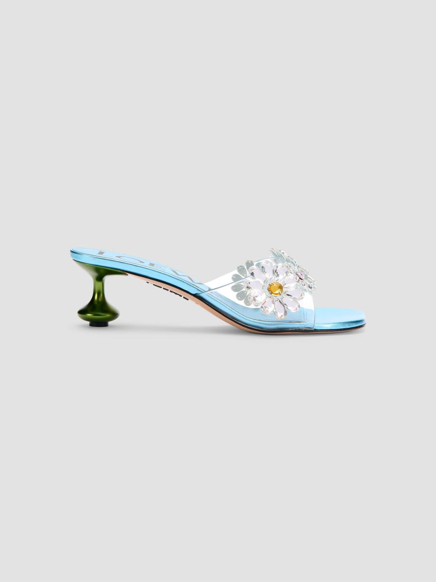 LOEWE LOEWE x Paula's Ibiza Toy 45MM Flower Kitten-Heel Sandals