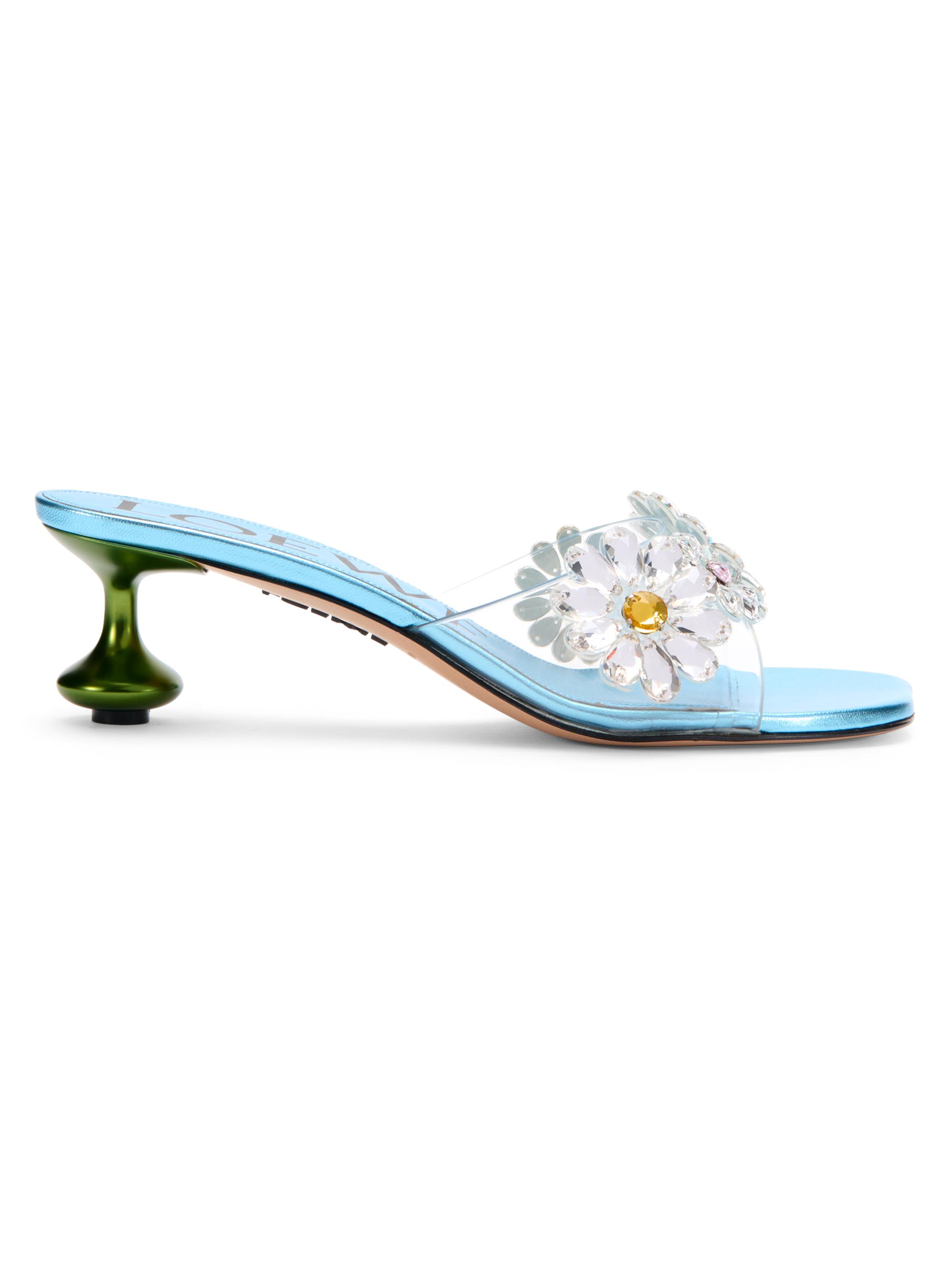 LOEWE LOEWE x Paula's Ibiza Toy 45MM Flower Kitten-Heel Sandals