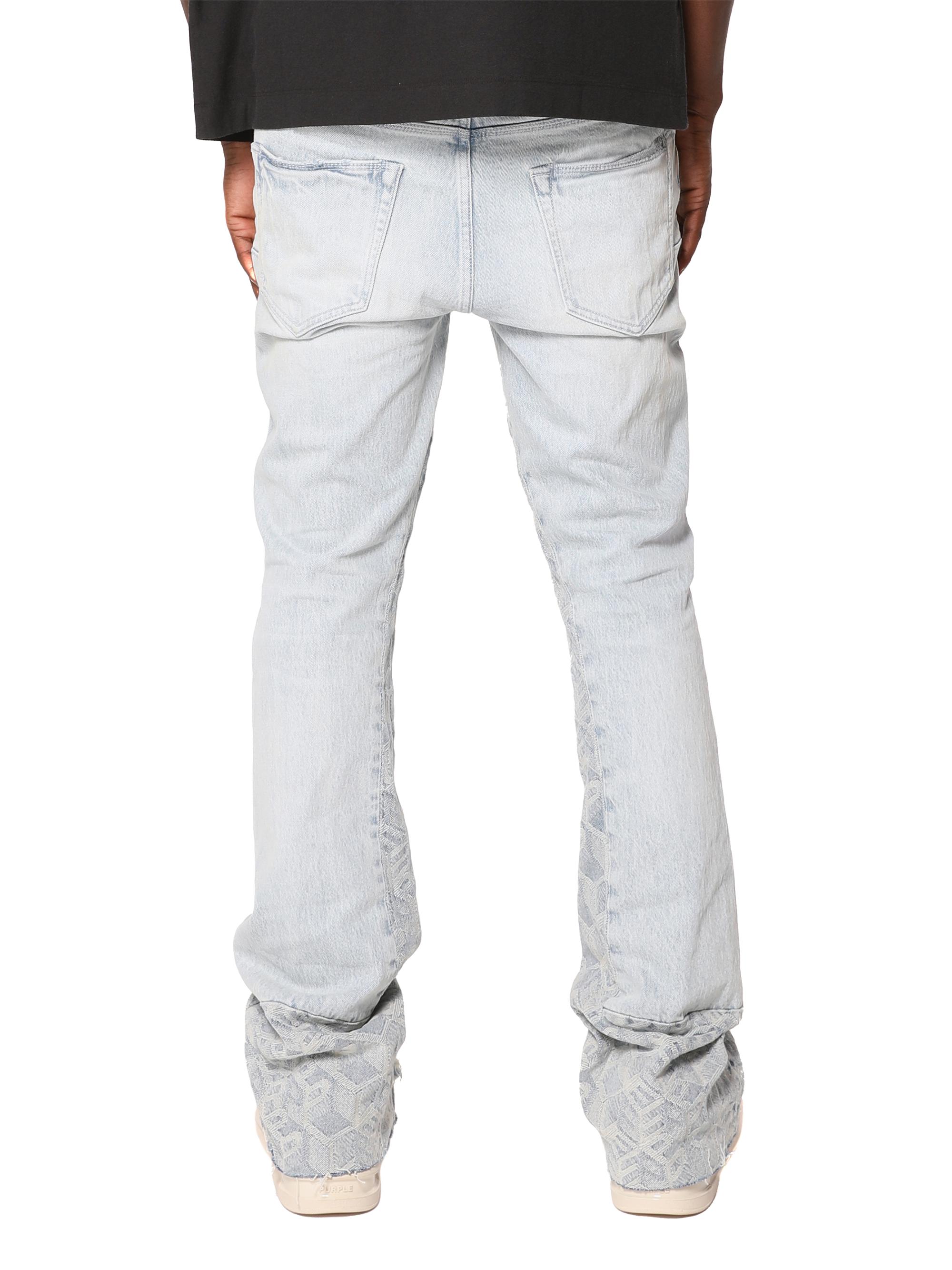 Purple Brand Monogram Reworked Flare Jeans | Saks Fifth Avenue