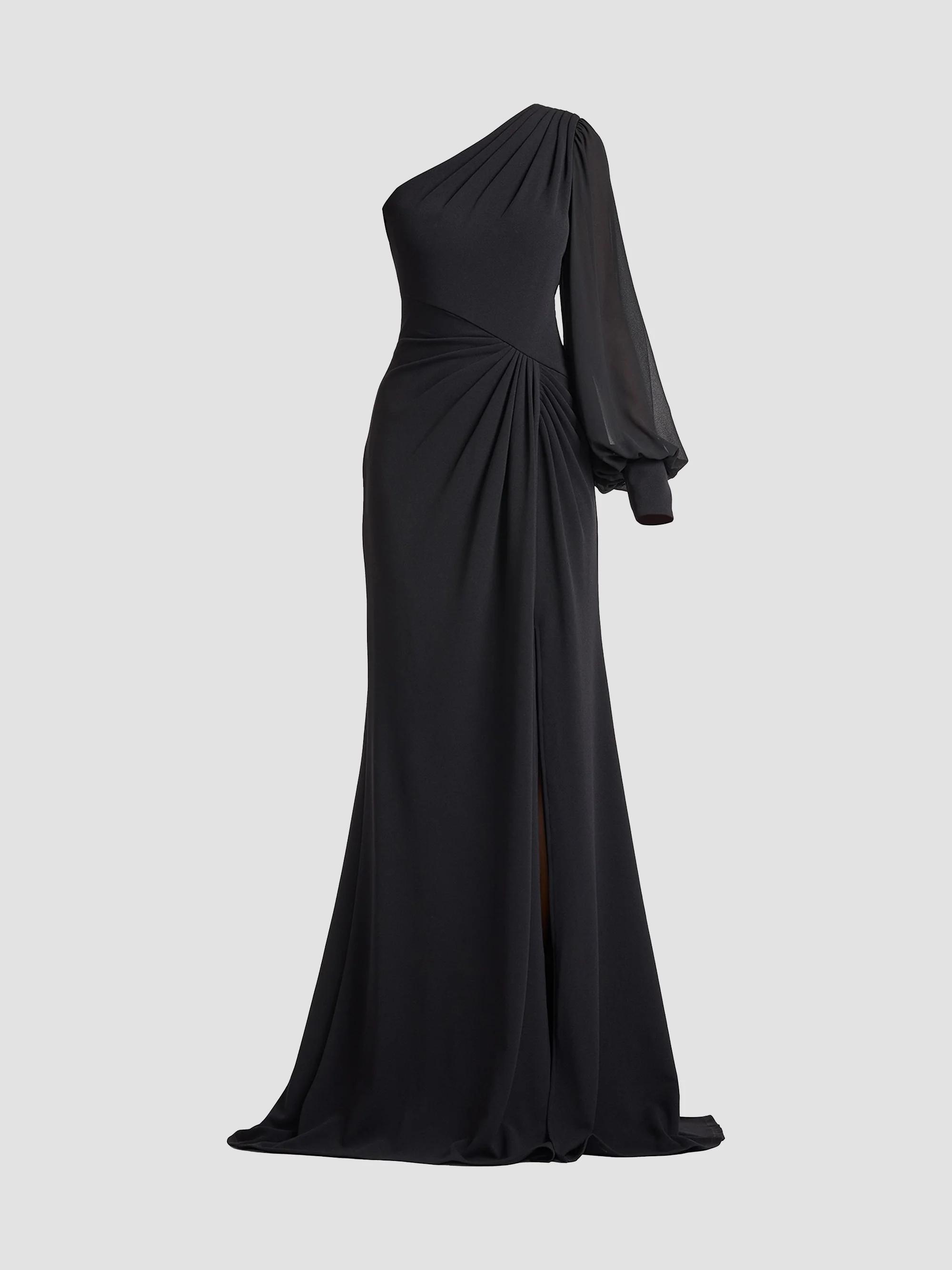 Tadashi Shoji Cold-Shoulder Corded Lace Gown | Saks Fifth Avenue