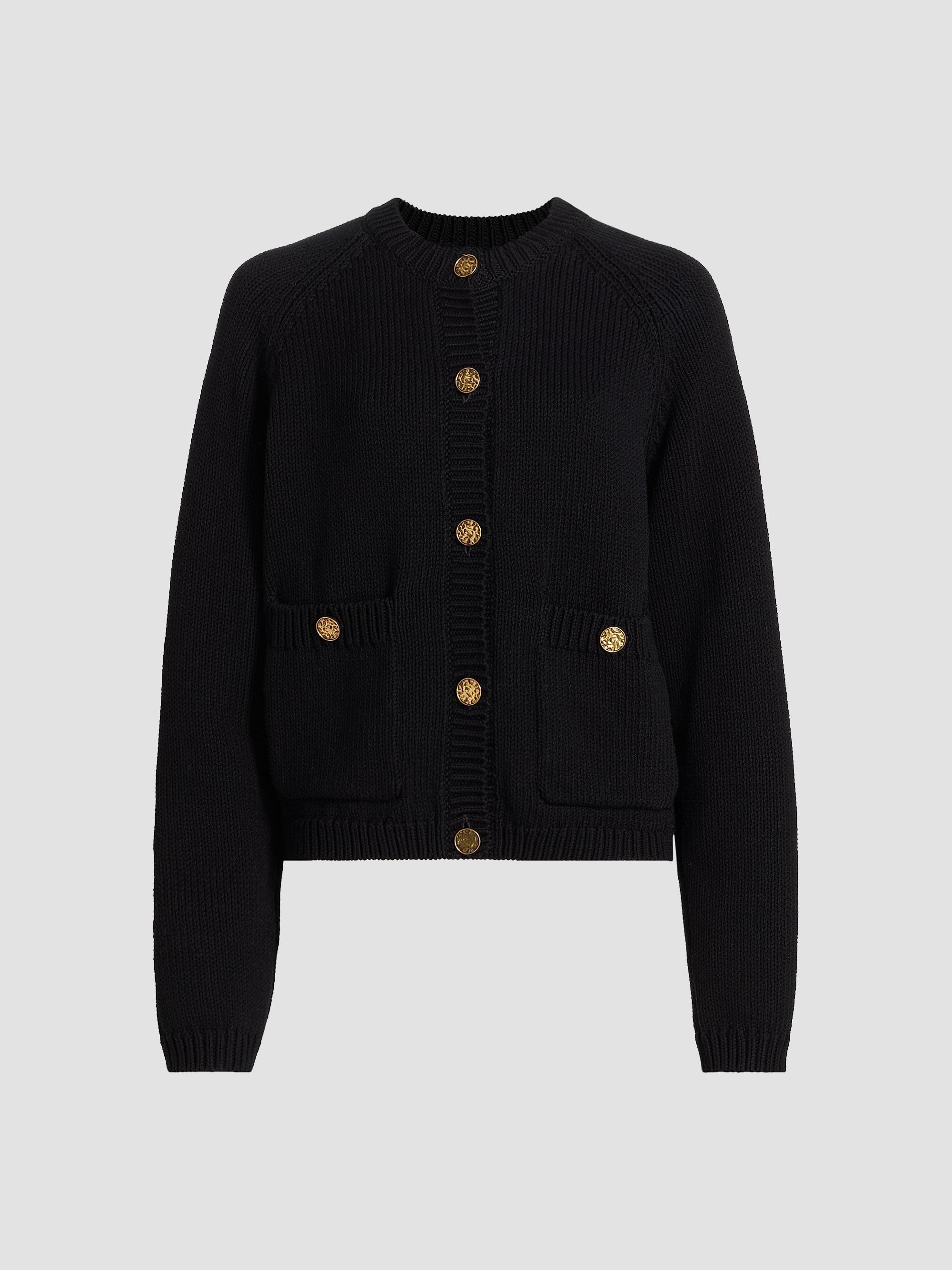 Toteme Fitted Polo Cardigan | Saks Fifth Avenue