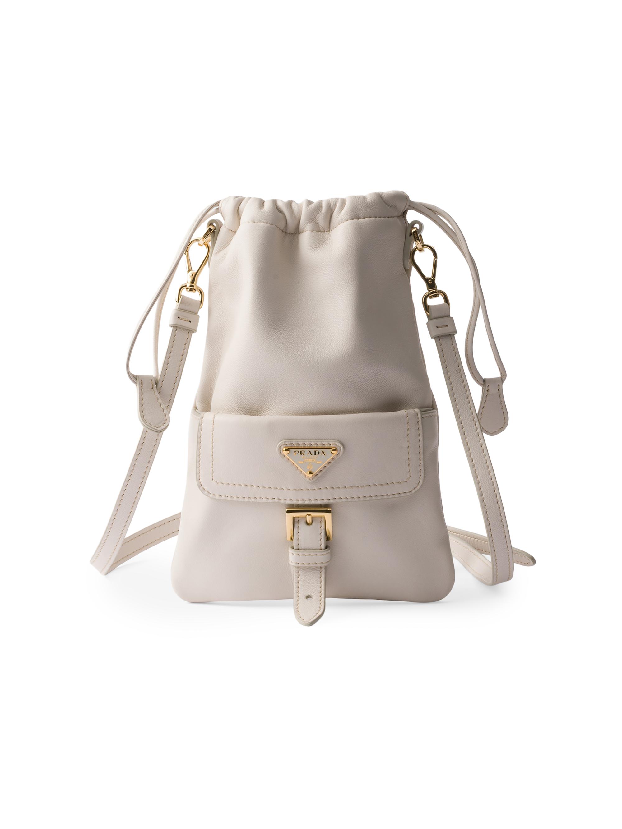 Prada Women's Nappa Leather Pouch - Brown