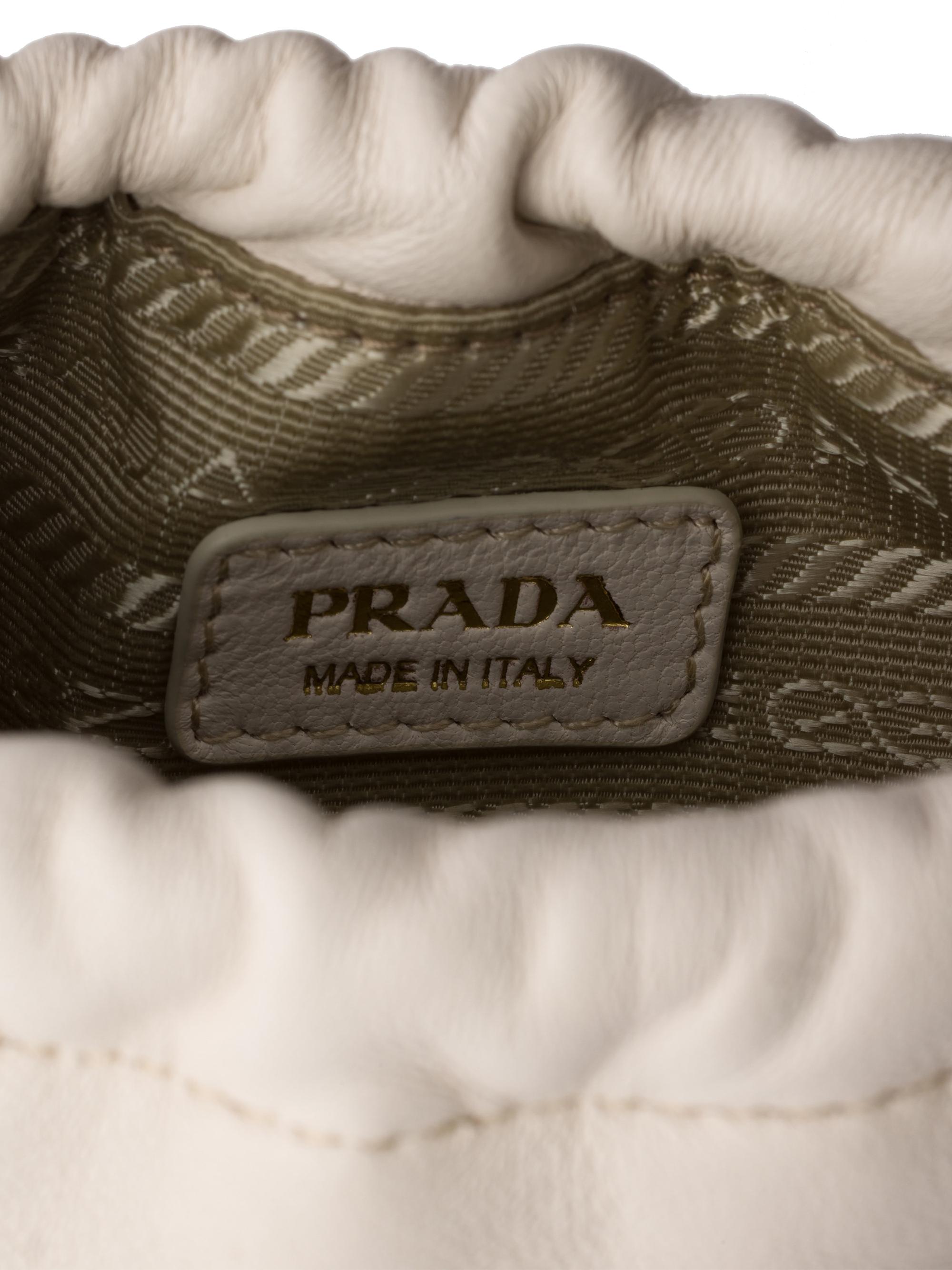 Prada Nappa Leather Pouch | Saks Fifth Avenue