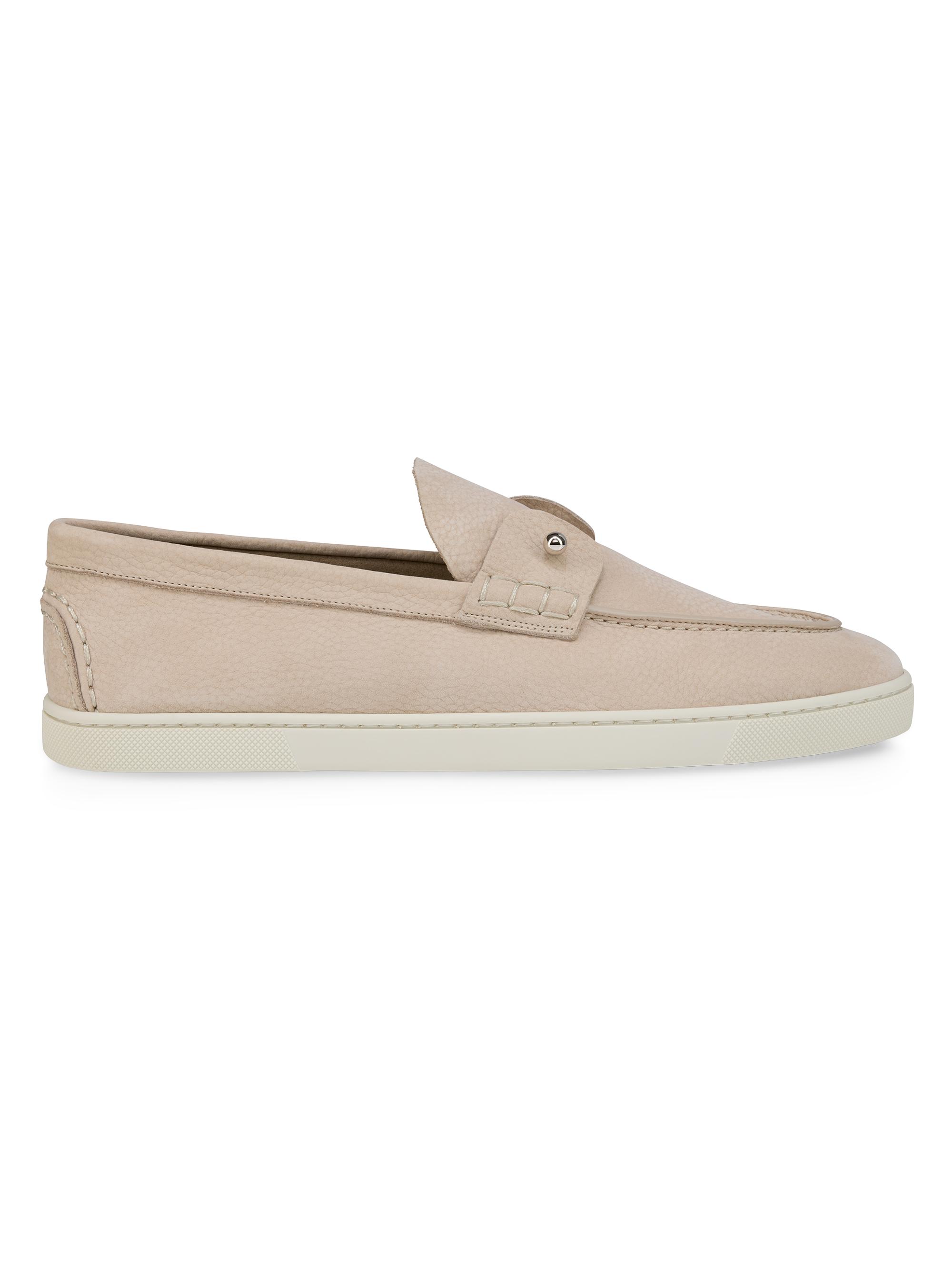 Christian Louboutin Men's Chambeli Boat Shoes - Beige