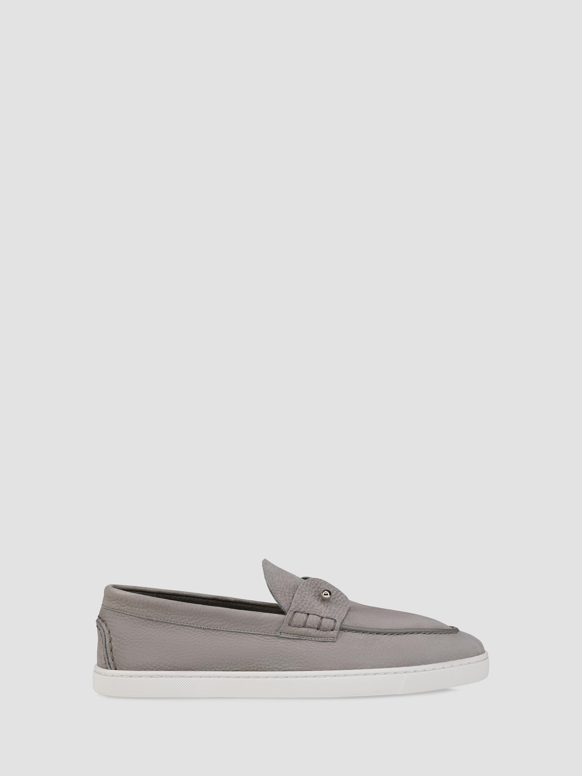 Christian Louboutin Men's Chambeli Boat Shoes - Phantom Grey