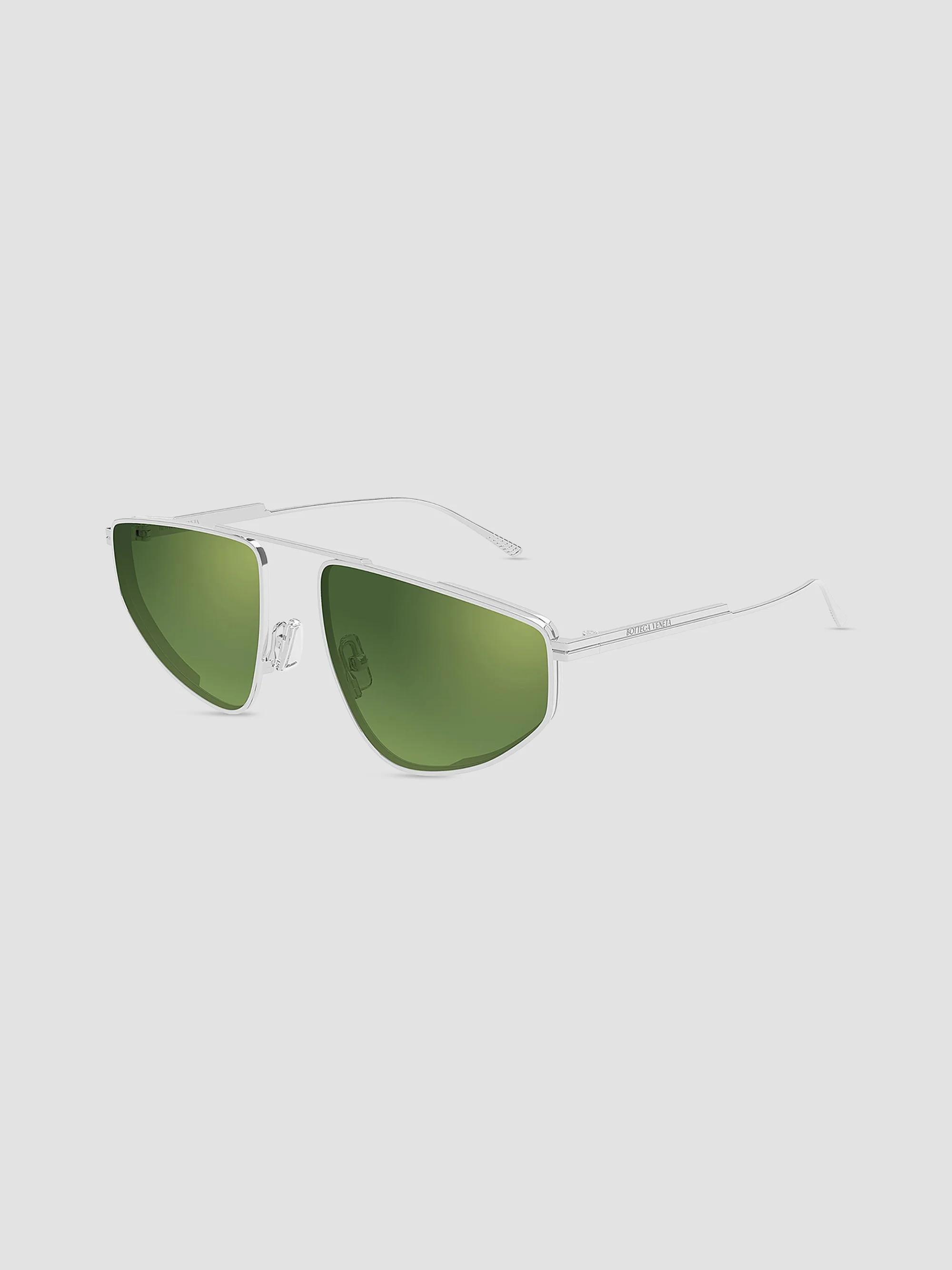 Bottega Veneta Triangle Stud BV1292S 55MM Aviator Sunglasses