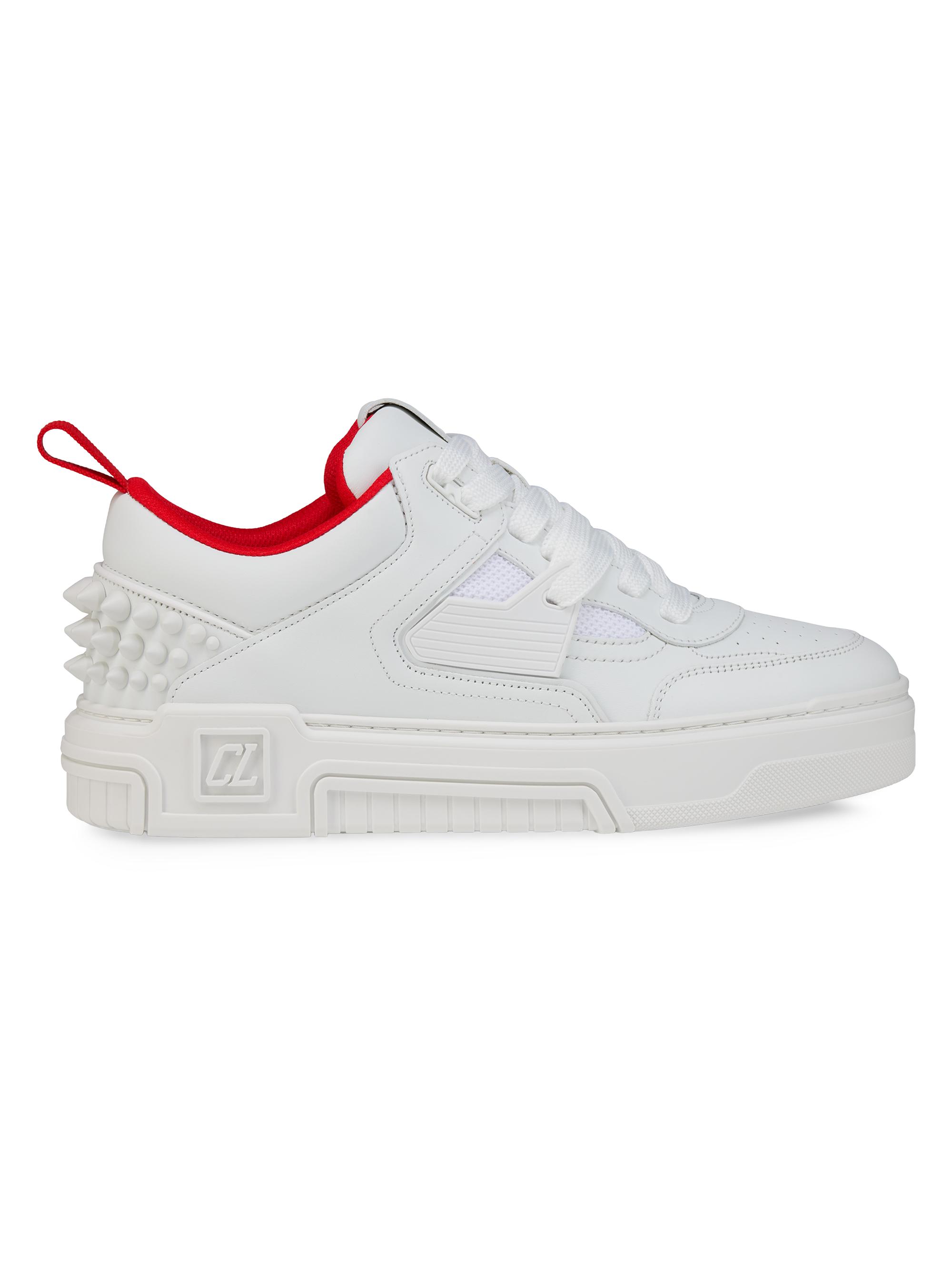 Christian Louboutin Men's Astroloubi Low-Top Sneakers - White