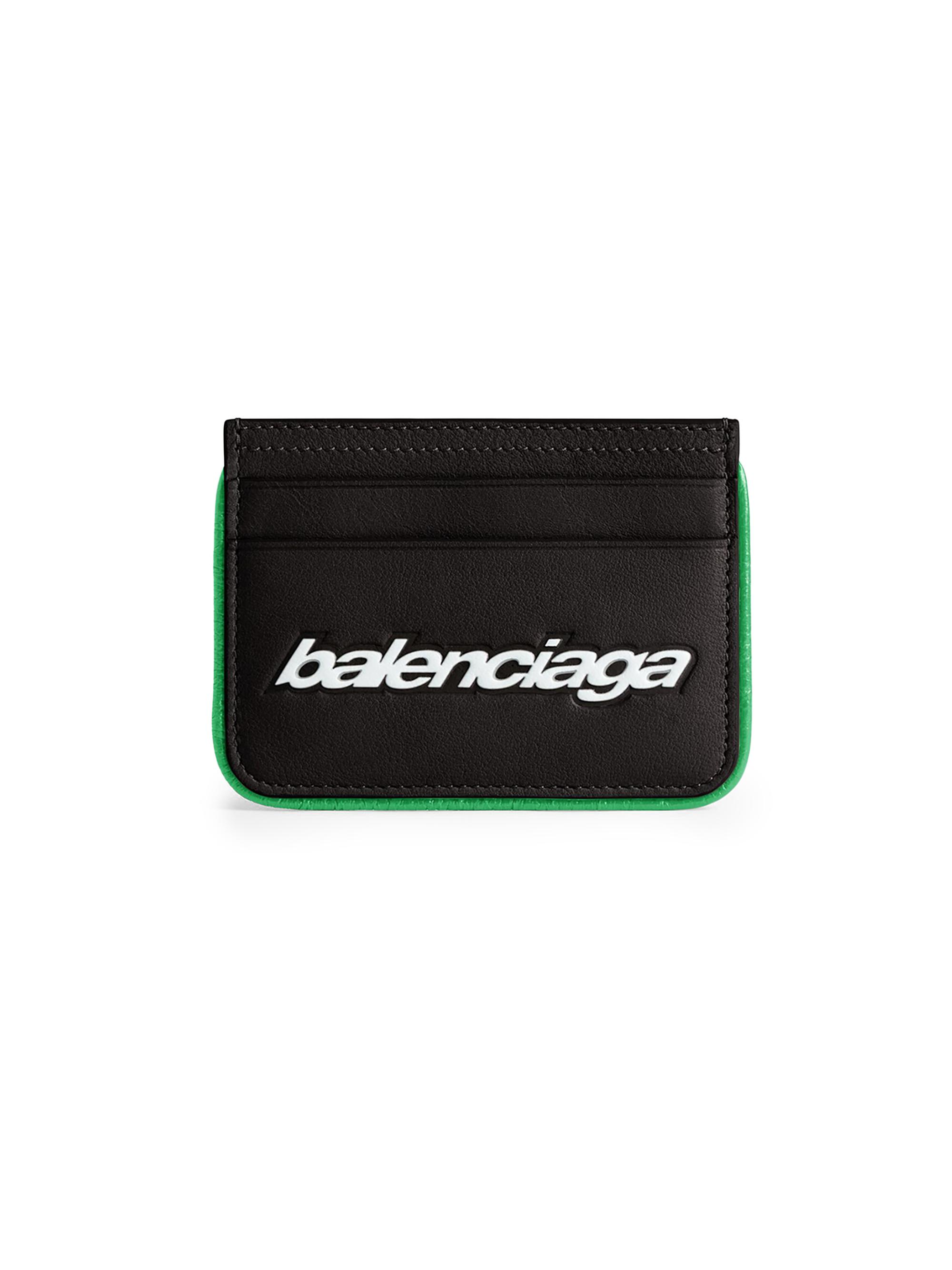 Balenciaga Men's Biker Card Holder - Black