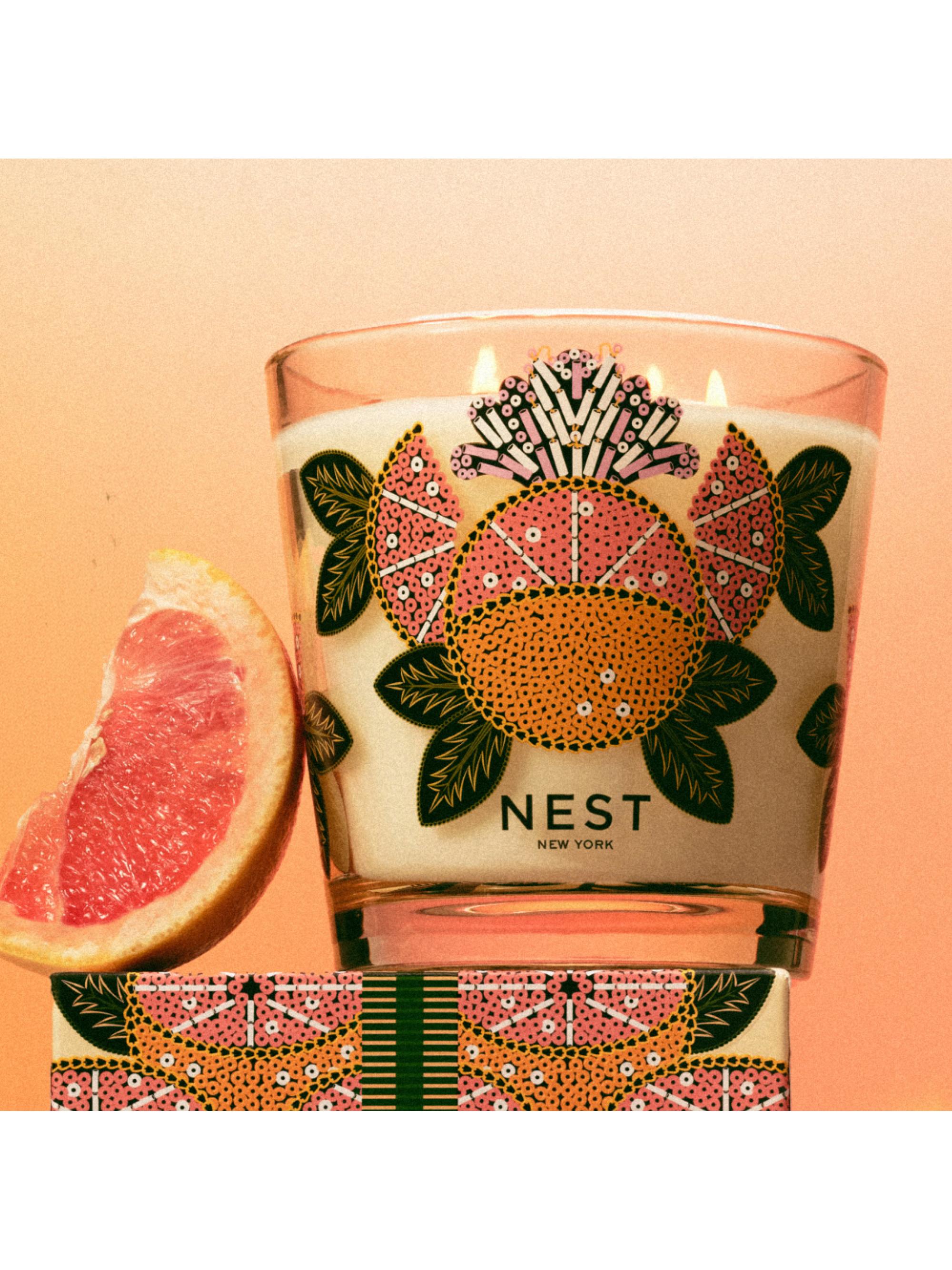 NEST New York Grapefruit Decorative Luxury 4-Wick Candle | Saks